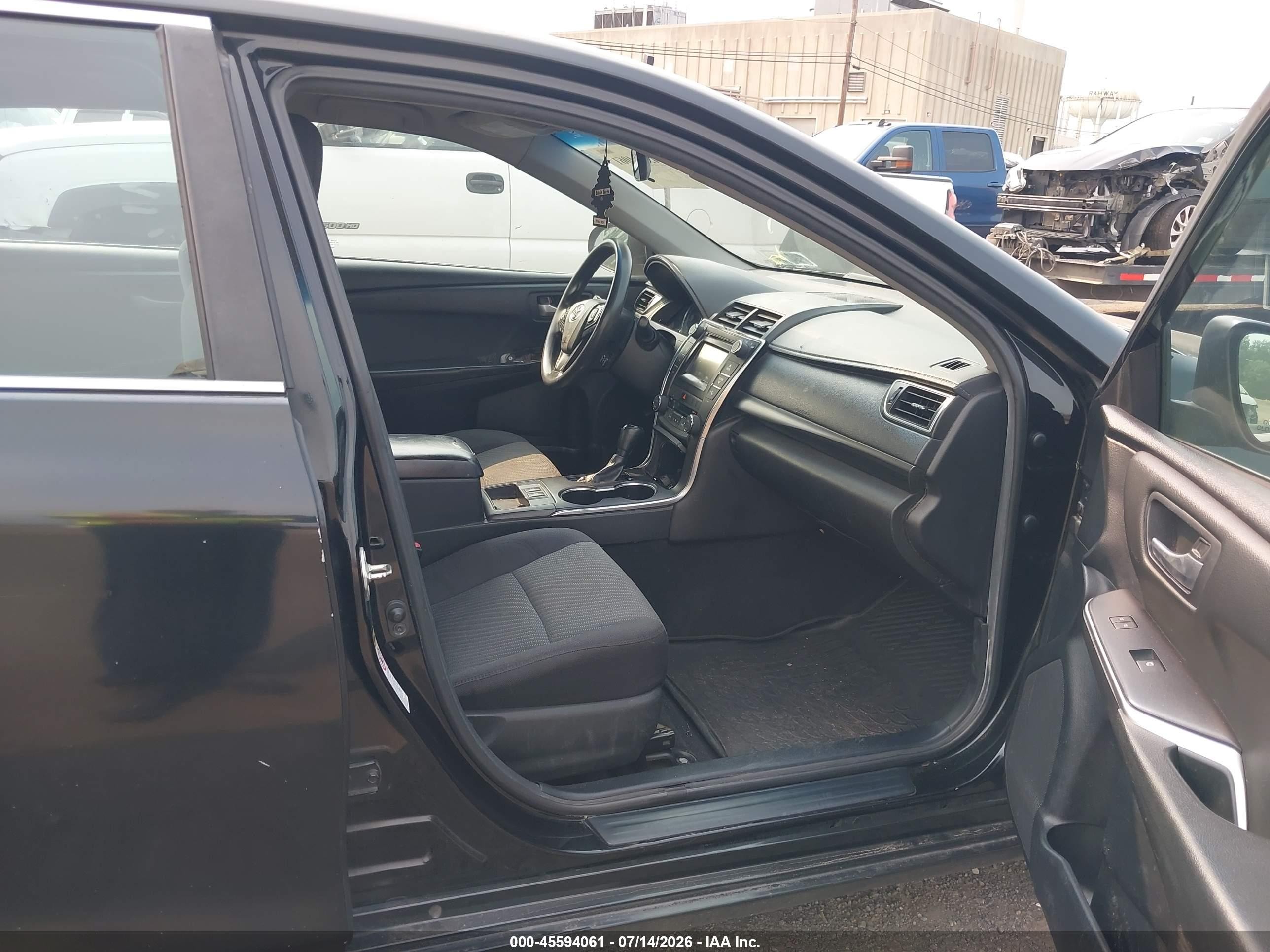 2015 Toyota Camry Hybrid Le Black vin: 4T1BD1FK2FU156050