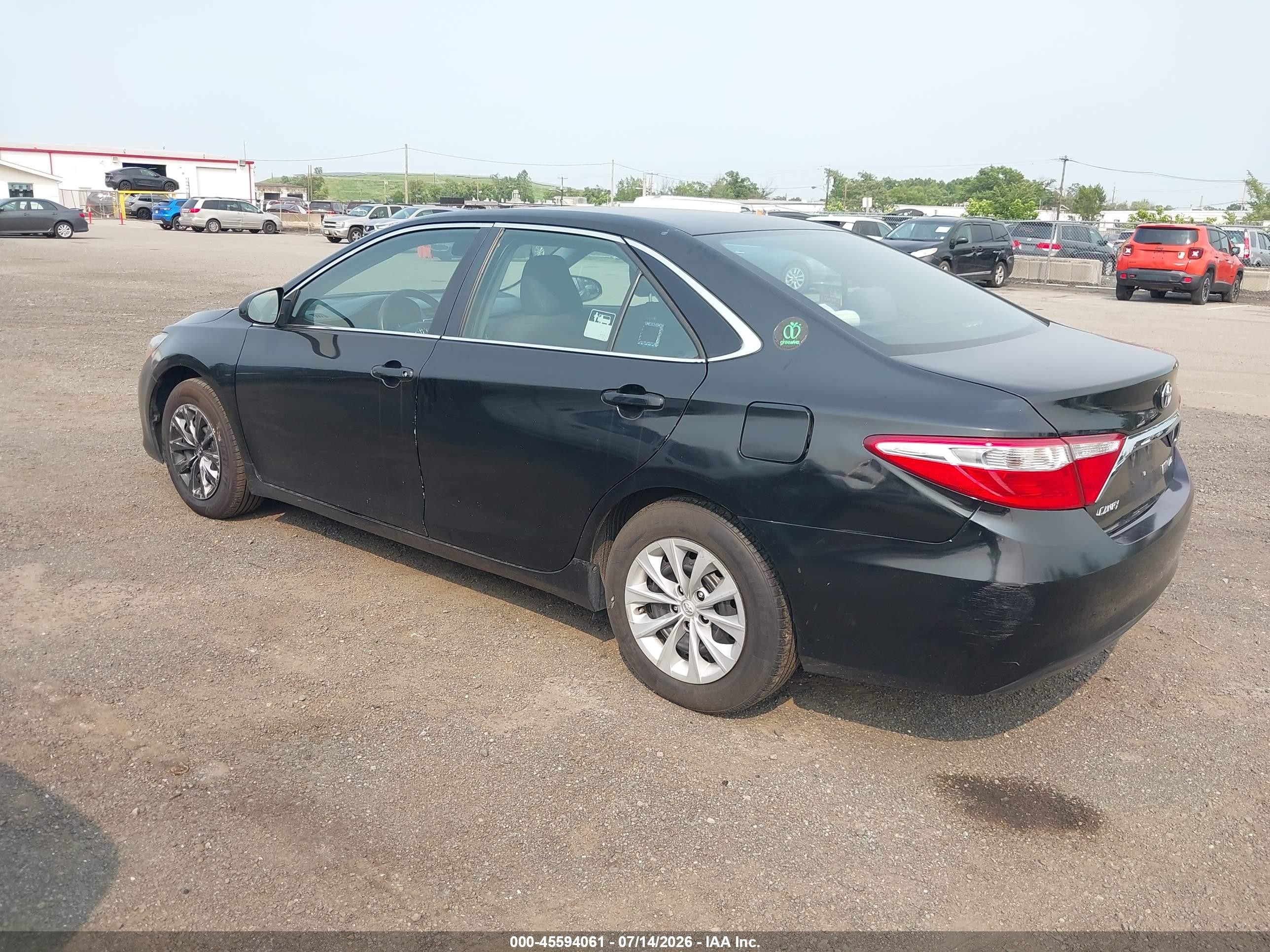 2015 Toyota Camry Hybrid Le Black vin: 4T1BD1FK2FU156050