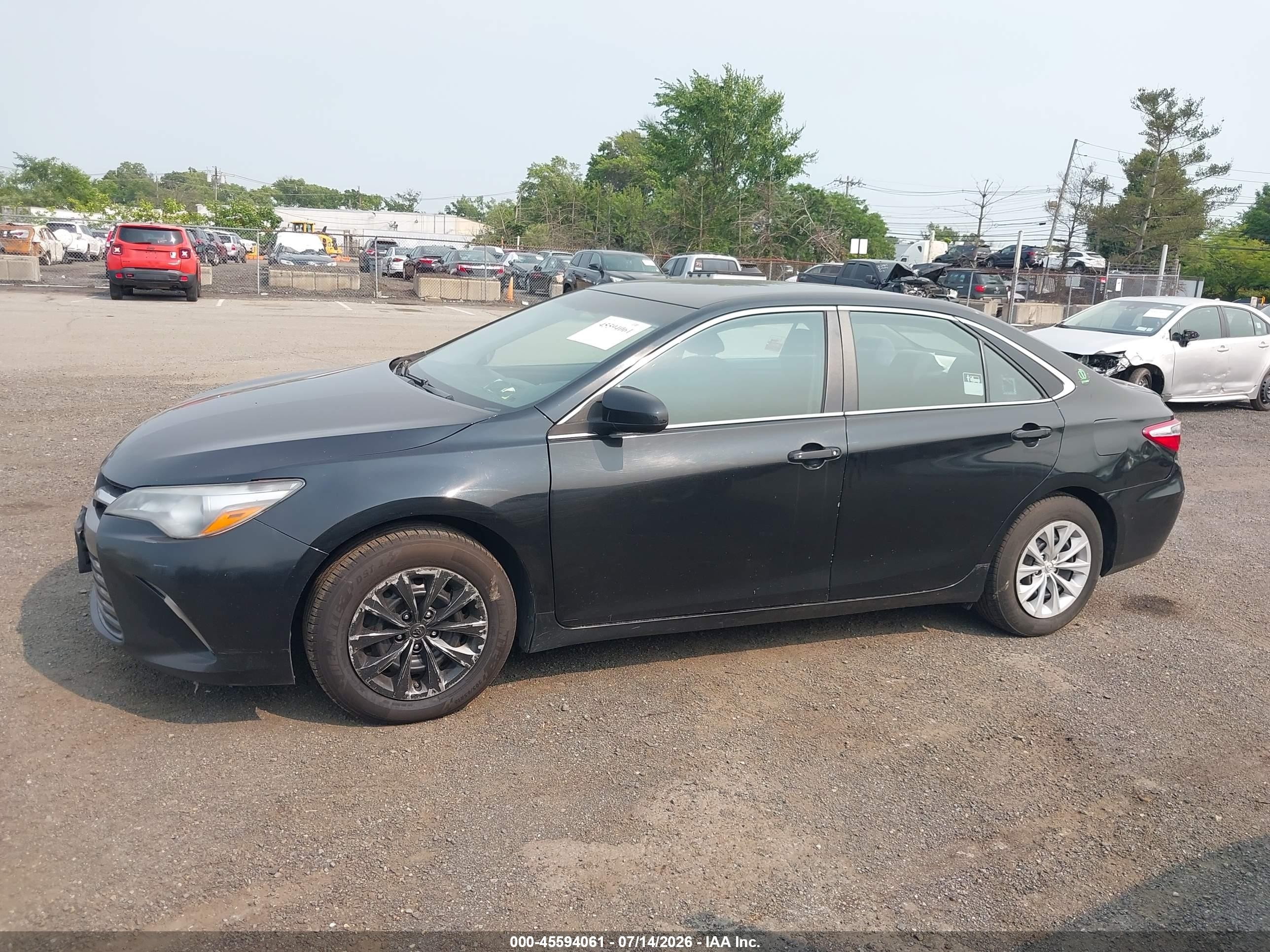 2015 Toyota Camry Hybrid Le Black vin: 4T1BD1FK2FU156050