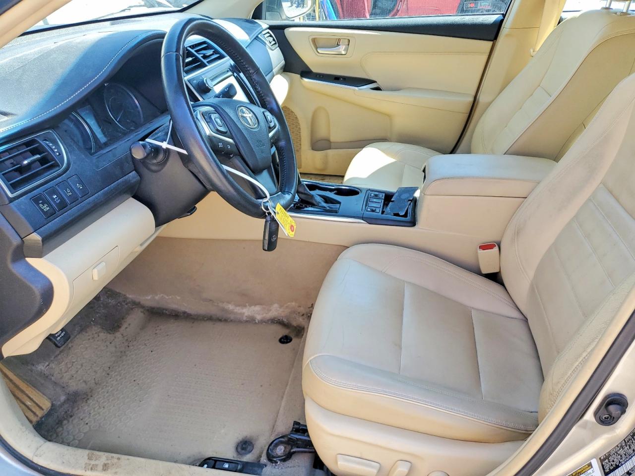 2015 Toyota Camry Hybrid Xle Beige vin: 4T1BD1FK2FU156176