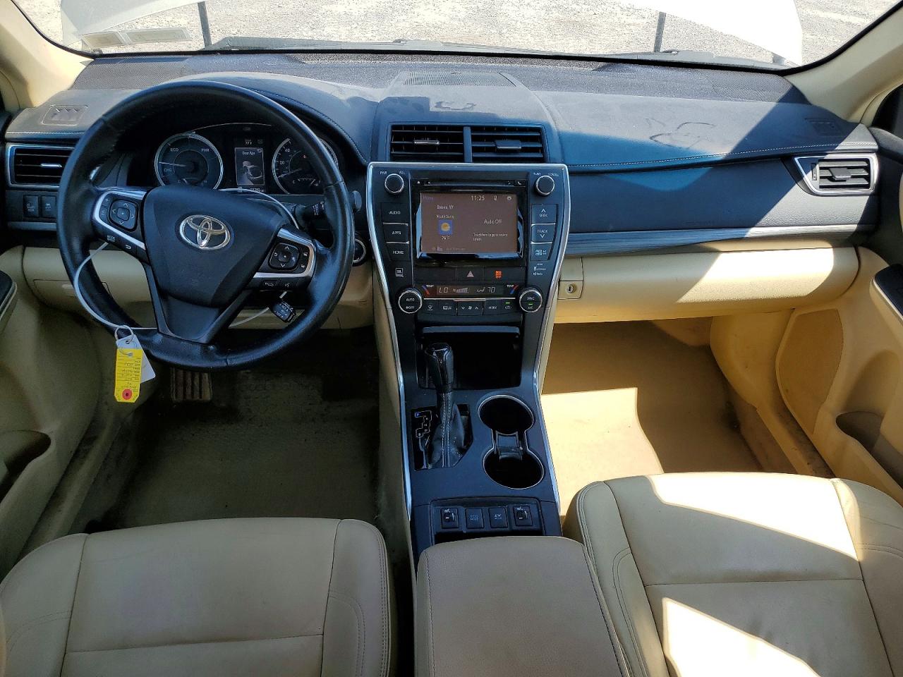 2015 Toyota Camry Hybrid Xle Beige vin: 4T1BD1FK2FU156176