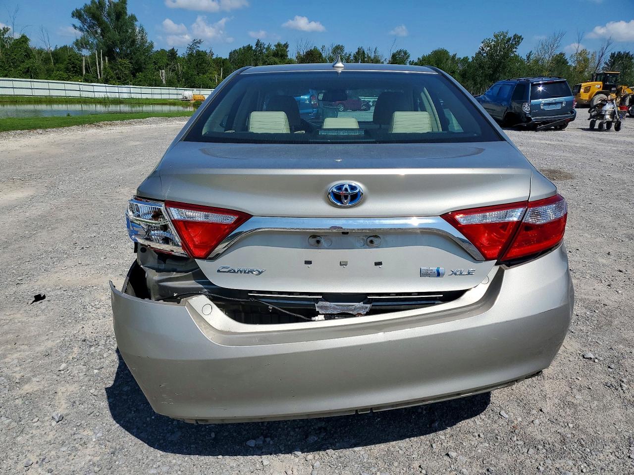 2015 Toyota Camry Hybrid Xle Beige vin: 4T1BD1FK2FU156176
