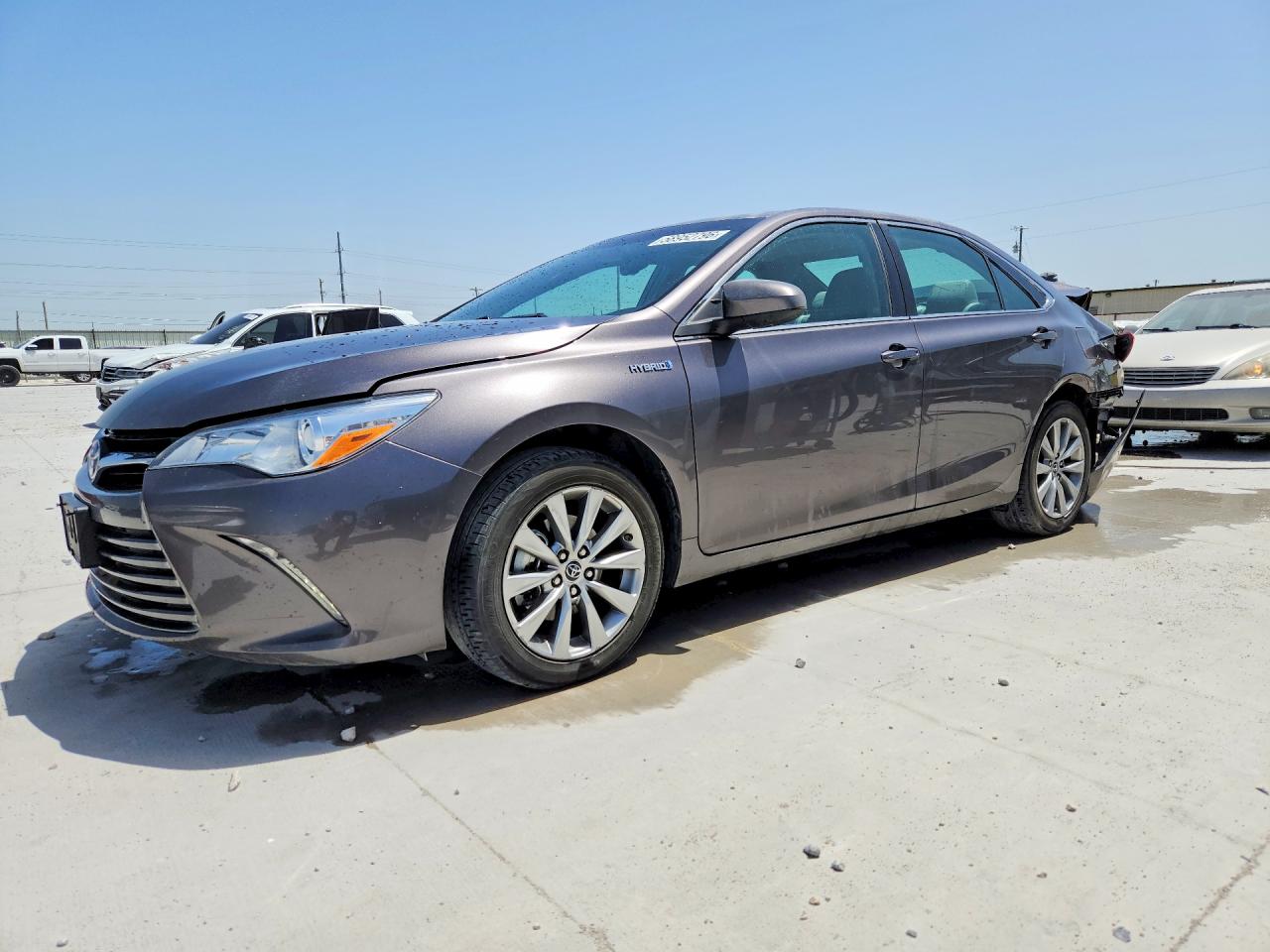 2015 Toyota Camry Hybrid Xle Gray vin: 4T1BD1FK2FU165363
