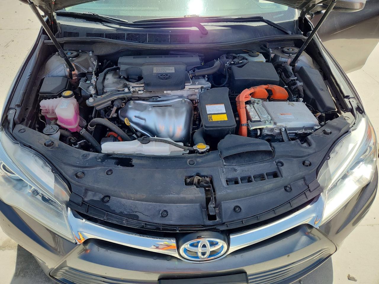 2015 Toyota Camry Hybrid Xle Gray vin: 4T1BD1FK2FU165363