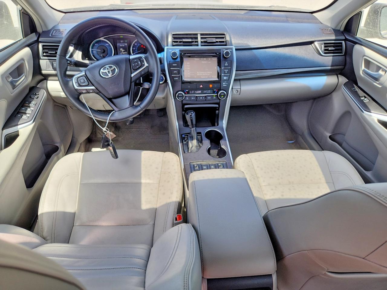 2015 Toyota Camry Hybrid Xle Gray vin: 4T1BD1FK2FU165363
