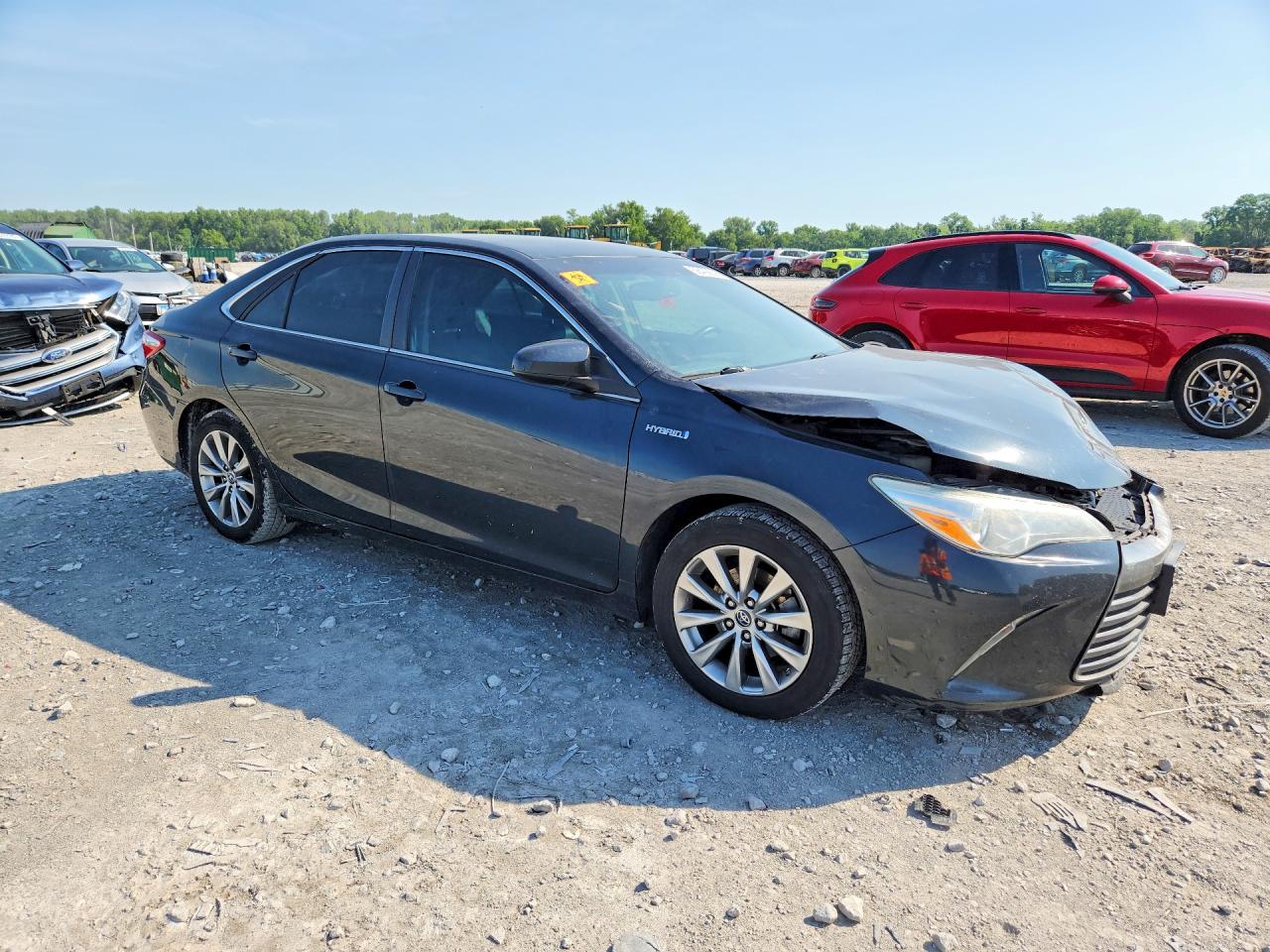2015 Toyota Camry Hybrid Xle Blue vin: 4T1BD1FK2FU176797