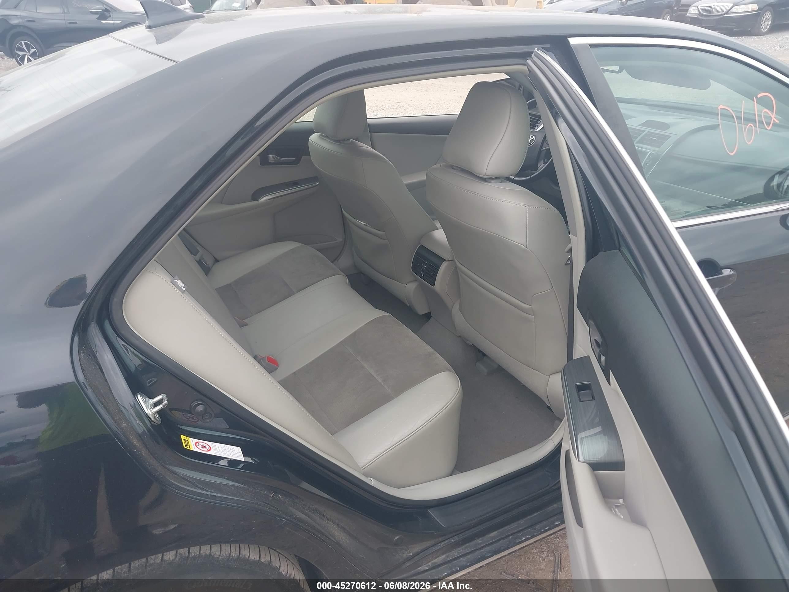 2012 Toyota Camry Hybrid Xle Black vin: 4T1BD1FK3CU002619