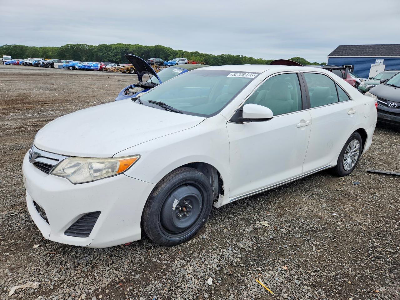 2012 Toyota Camry Hybrid Le White vin: 4T1BD1FK3CU006914