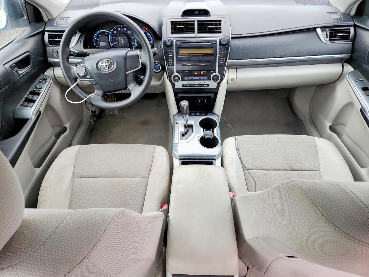 2012 Toyota Camry Hybrid Le White vin: 4T1BD1FK3CU006914