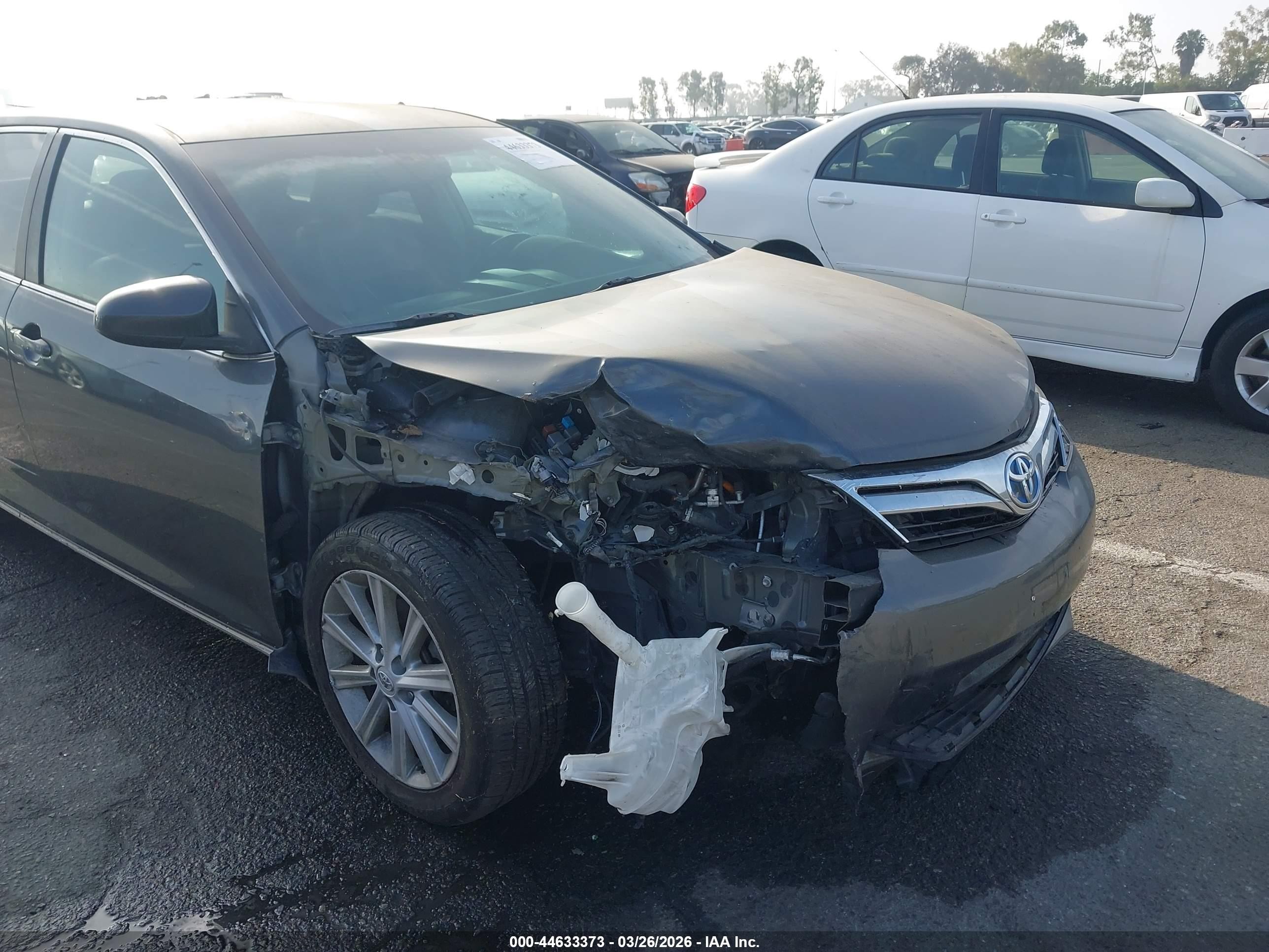 2012 Toyota Camry Hybrid Xle Gray vin: 4T1BD1FK3CU009425