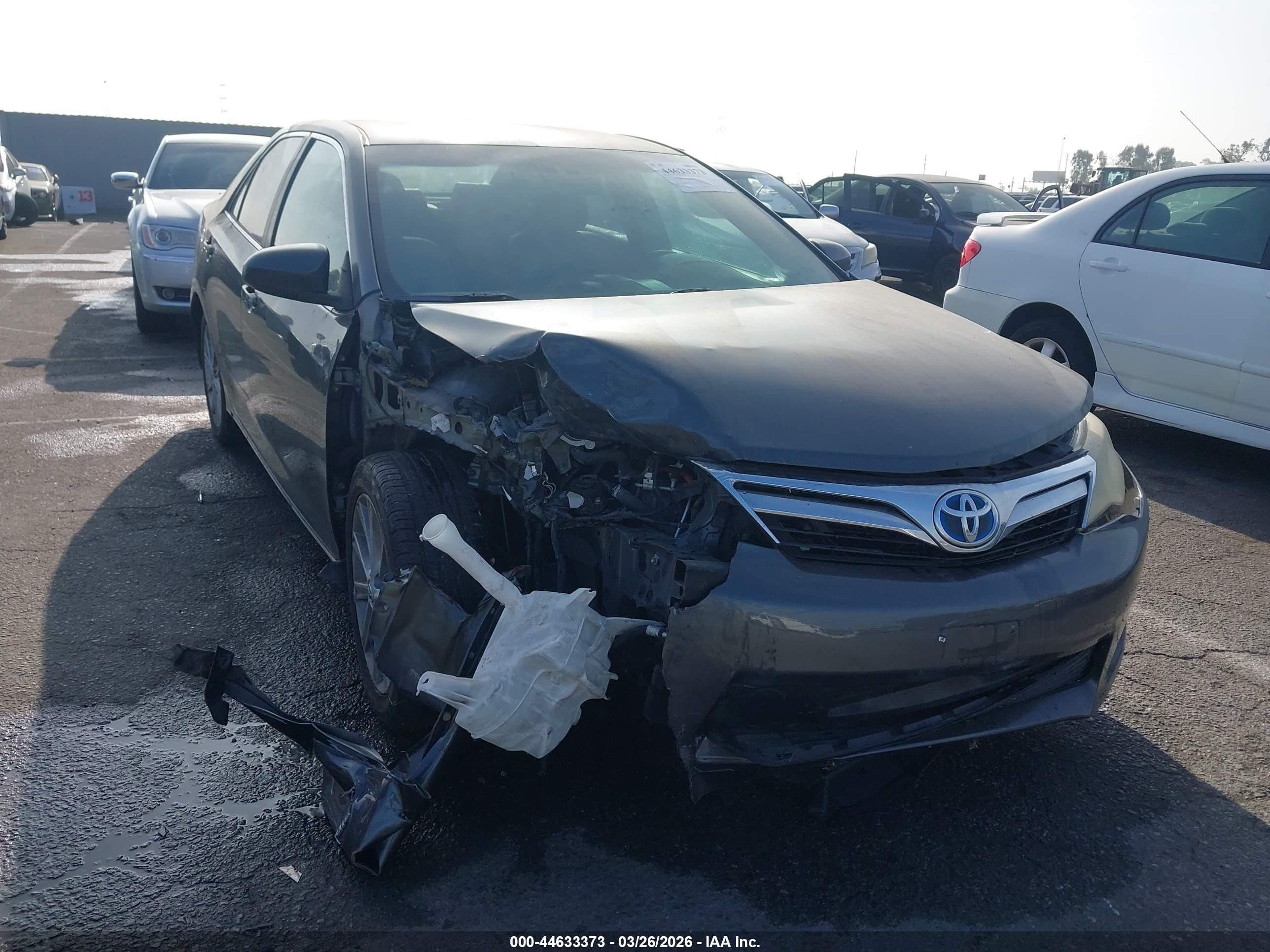 2012 Toyota Camry Hybrid Xle Gray vin: 4T1BD1FK3CU009425