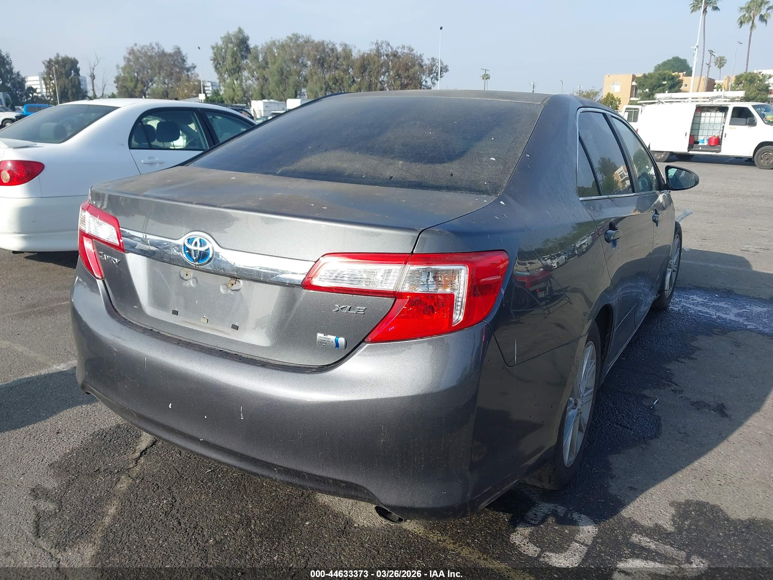 2012 Toyota Camry Hybrid Xle Gray vin: 4T1BD1FK3CU009425