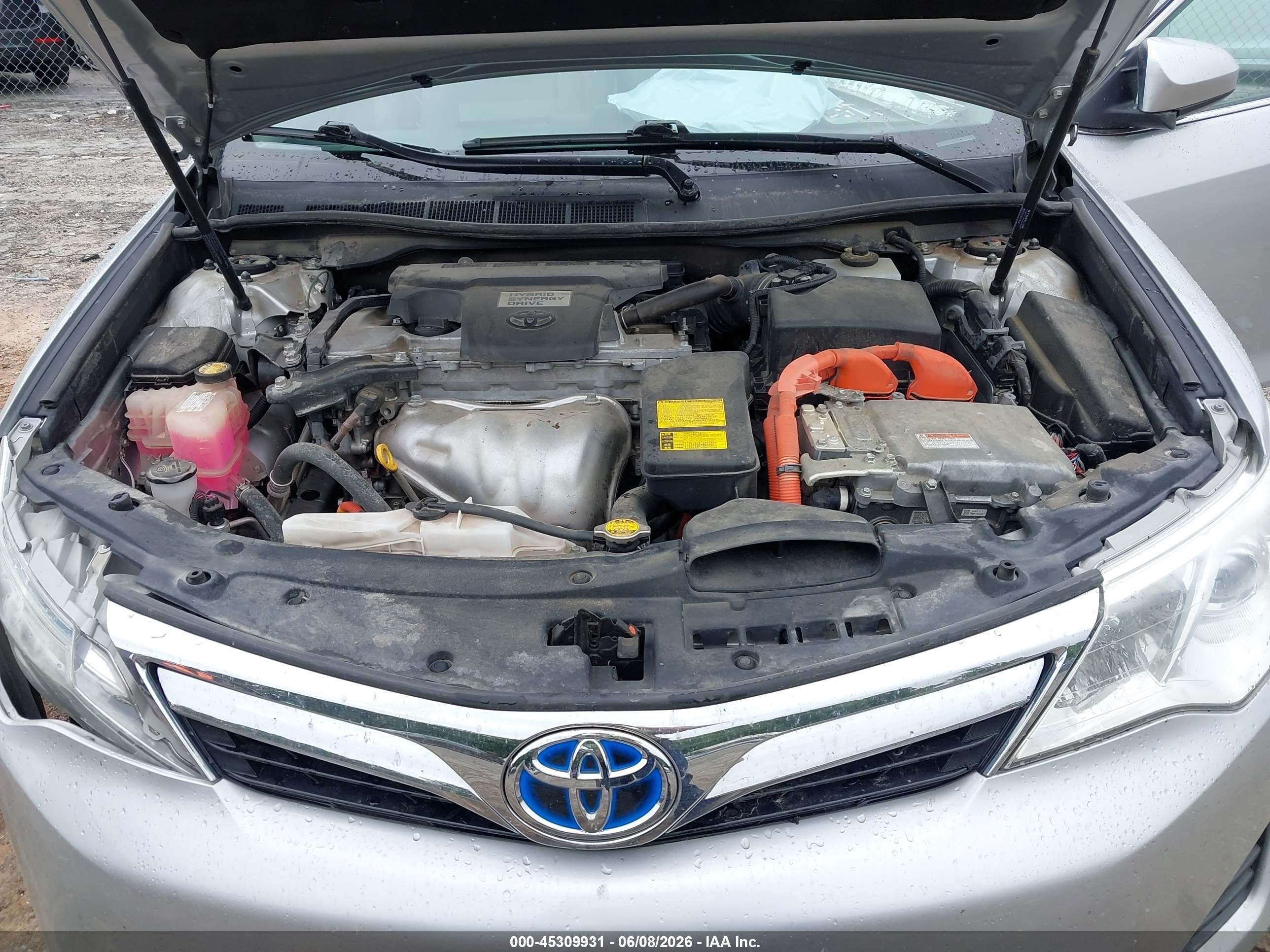 2012 Toyota Camry Hybrid Le Silver vin: 4T1BD1FK3CU021896