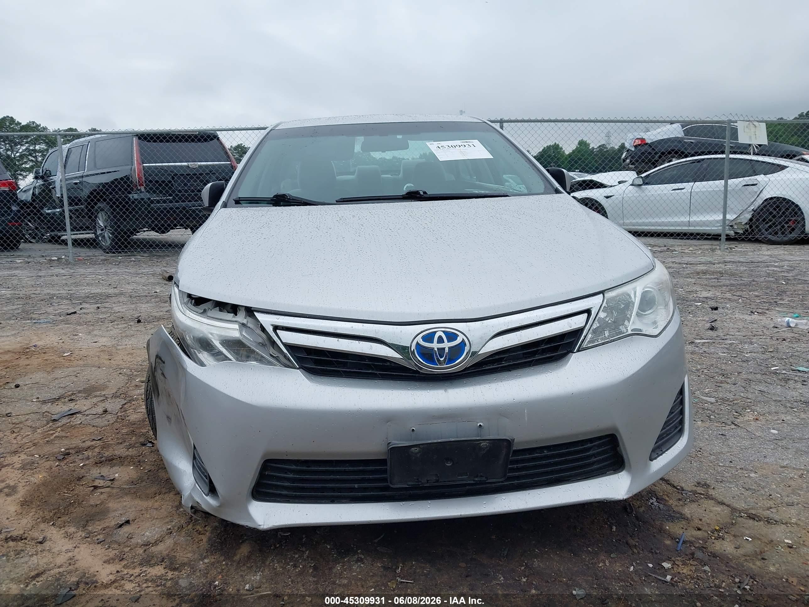 2012 Toyota Camry Hybrid Le Silver vin: 4T1BD1FK3CU021896