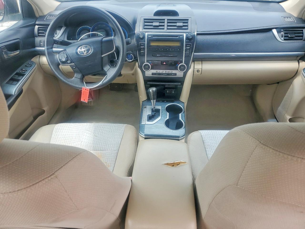 2012 Toyota Camry Hybrid Le White vin: 4T1BD1FK3CU021963