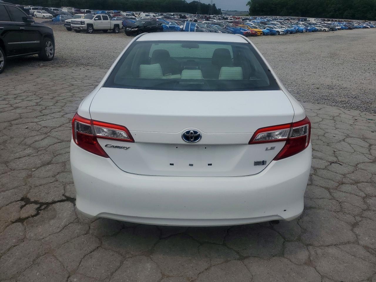 2012 Toyota Camry Hybrid Le White vin: 4T1BD1FK3CU021963