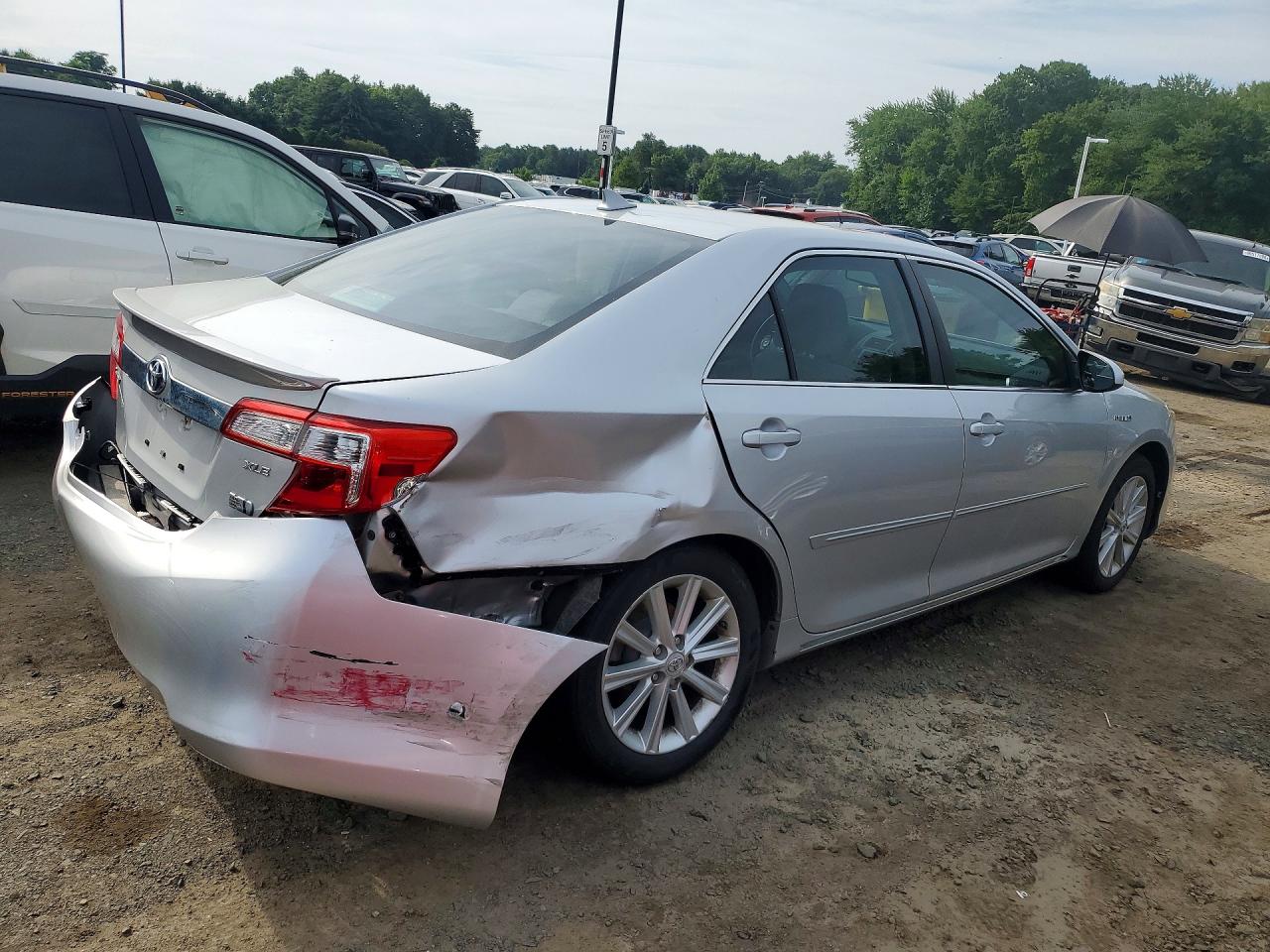 2012 Toyota Camry Hybrid Xle Silver vin: 4T1BD1FK3CU022255