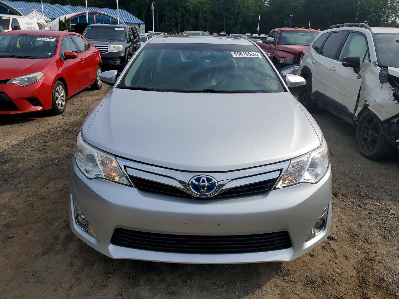 2012 Toyota Camry Hybrid Xle Silver vin: 4T1BD1FK3CU022255