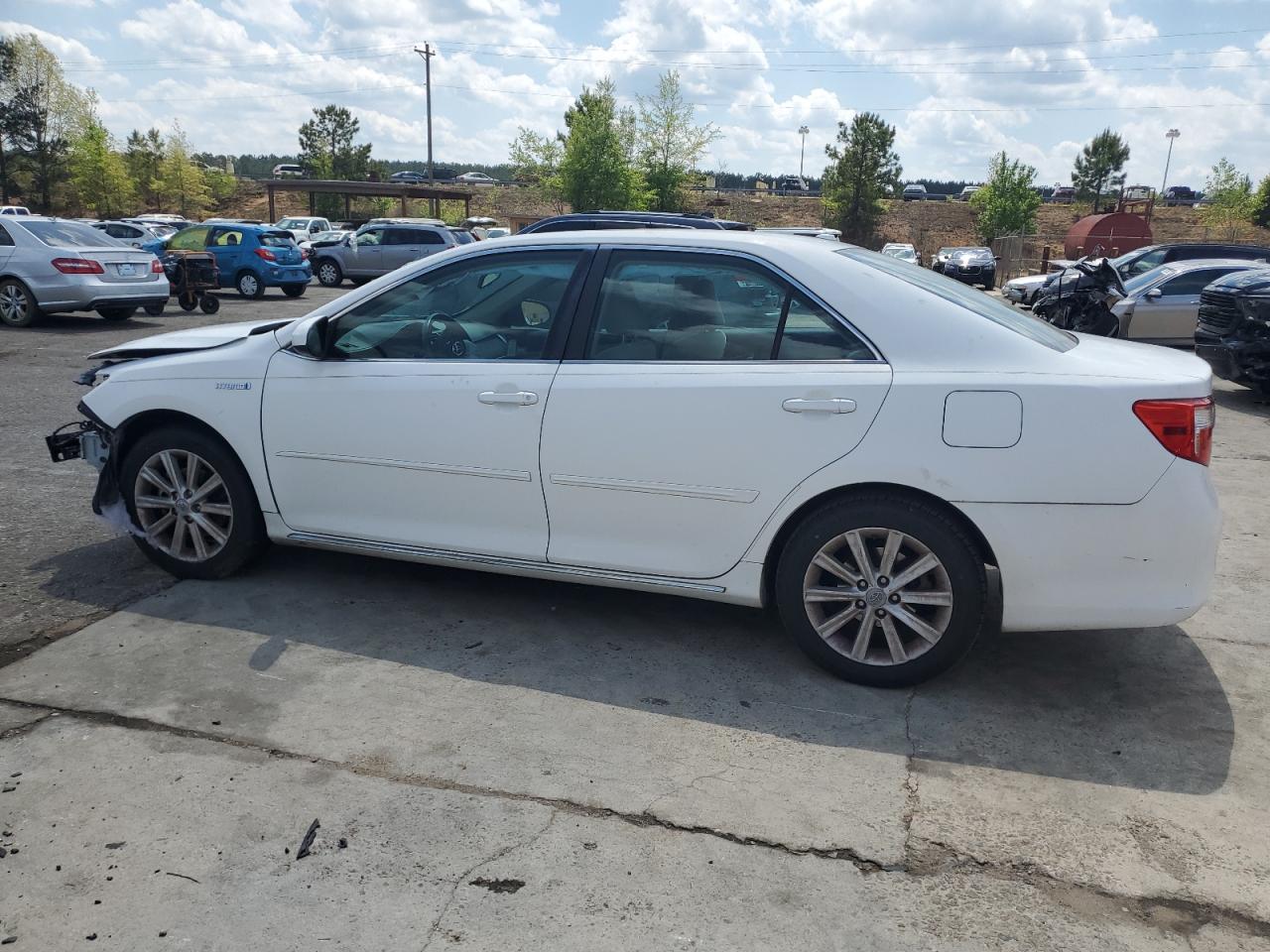 2012 Toyota Camry Hybrid White vin: 4T1BD1FK3CU023681