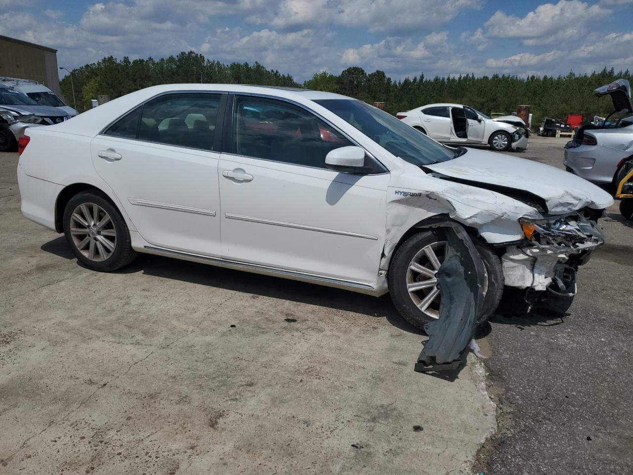 2012 Toyota Camry Hybrid White vin: 4T1BD1FK3CU023681