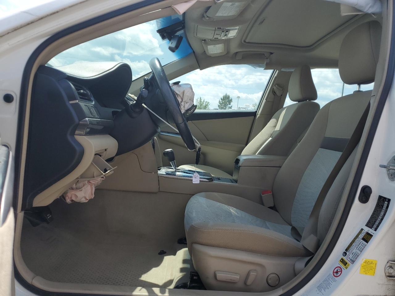 2012 Toyota Camry Hybrid White vin: 4T1BD1FK3CU023681