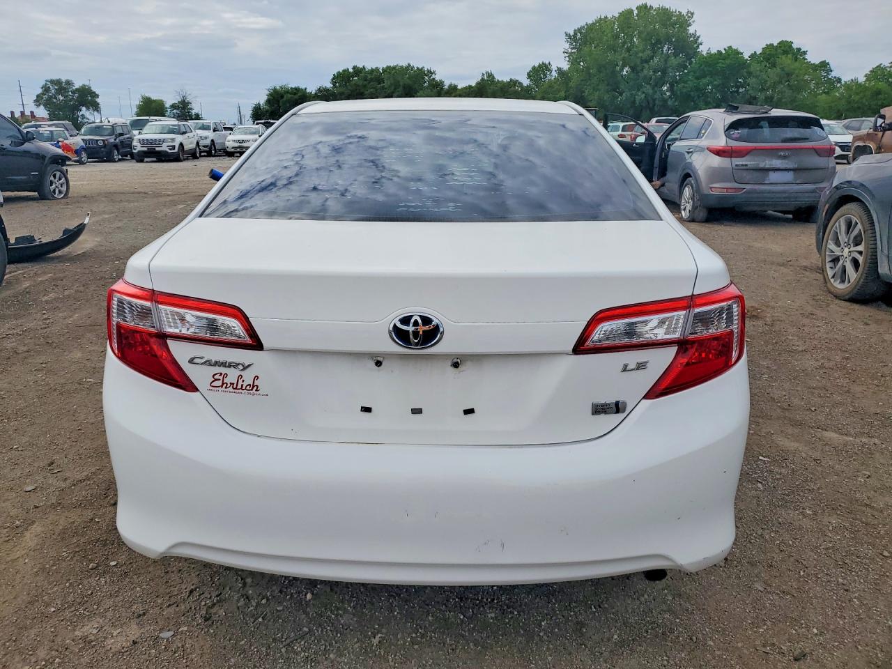 2012 Toyota Camry Hybrid Le White vin: 4T1BD1FK3CU026130