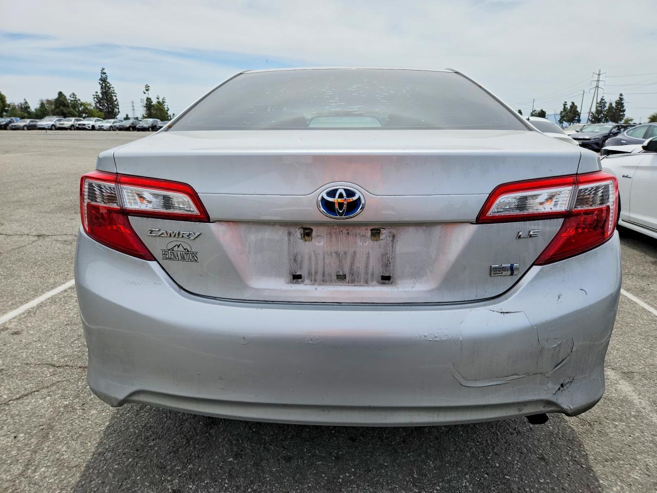 2012 Toyota Camry Hybrid Le Серебряный vin: 4T1BD1FK3CU032221