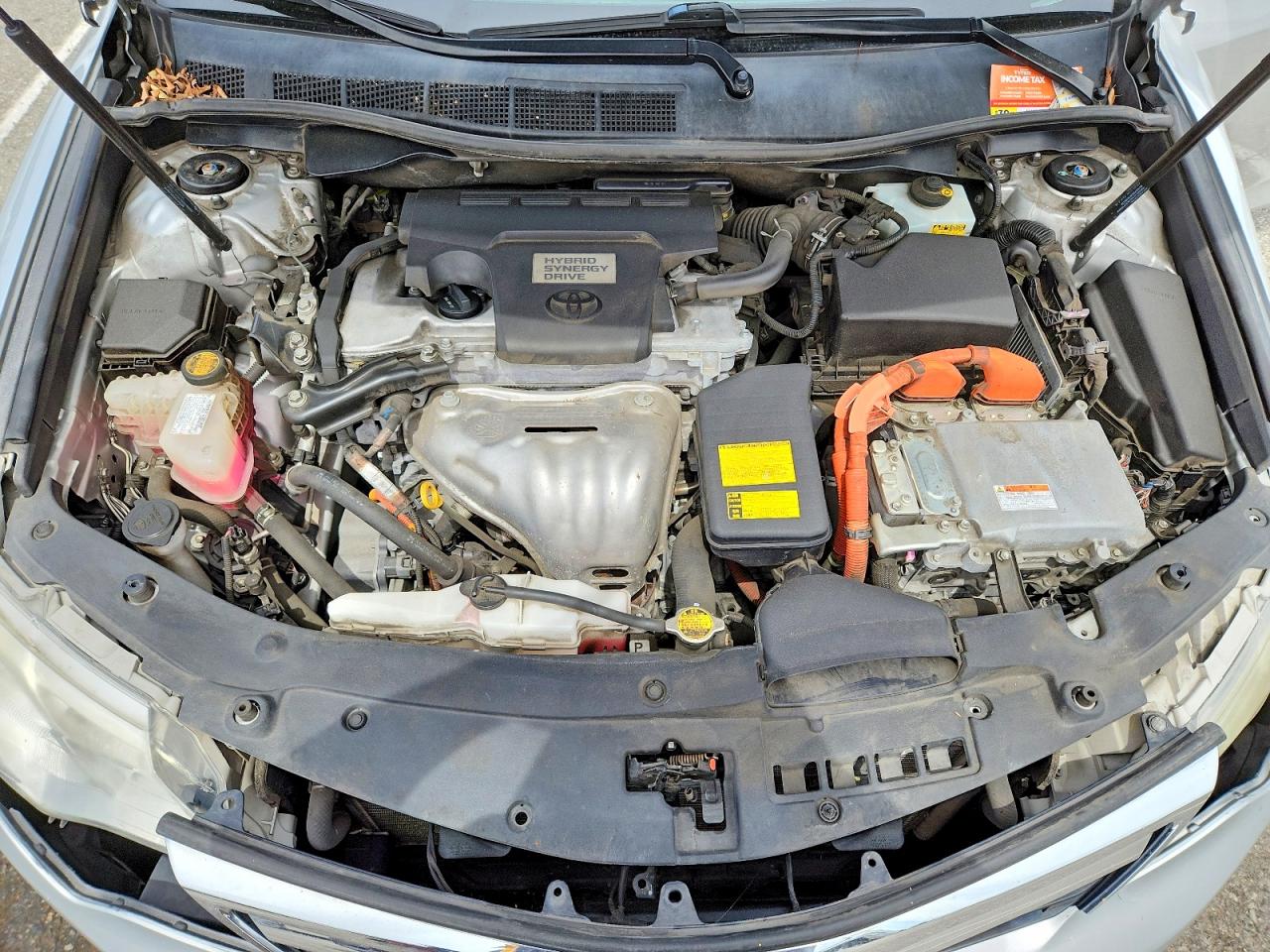 2012 Toyota Camry Hybrid Le Серебряный vin: 4T1BD1FK3CU032221