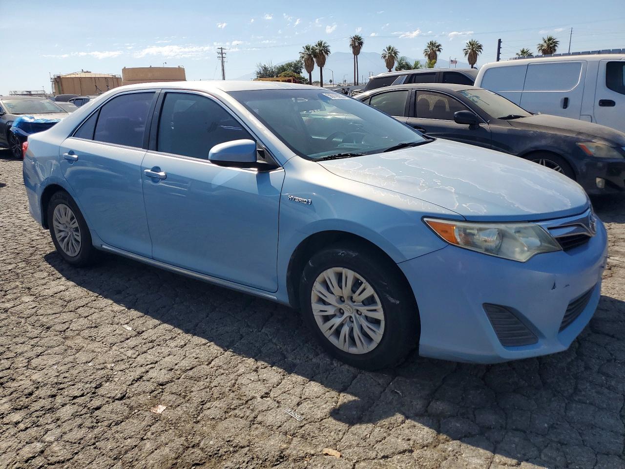 2012 Toyota Camry Hybrid Le Blue vin: 4T1BD1FK3CU036849