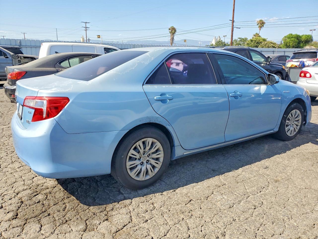 2012 Toyota Camry Hybrid Le Blue vin: 4T1BD1FK3CU036849