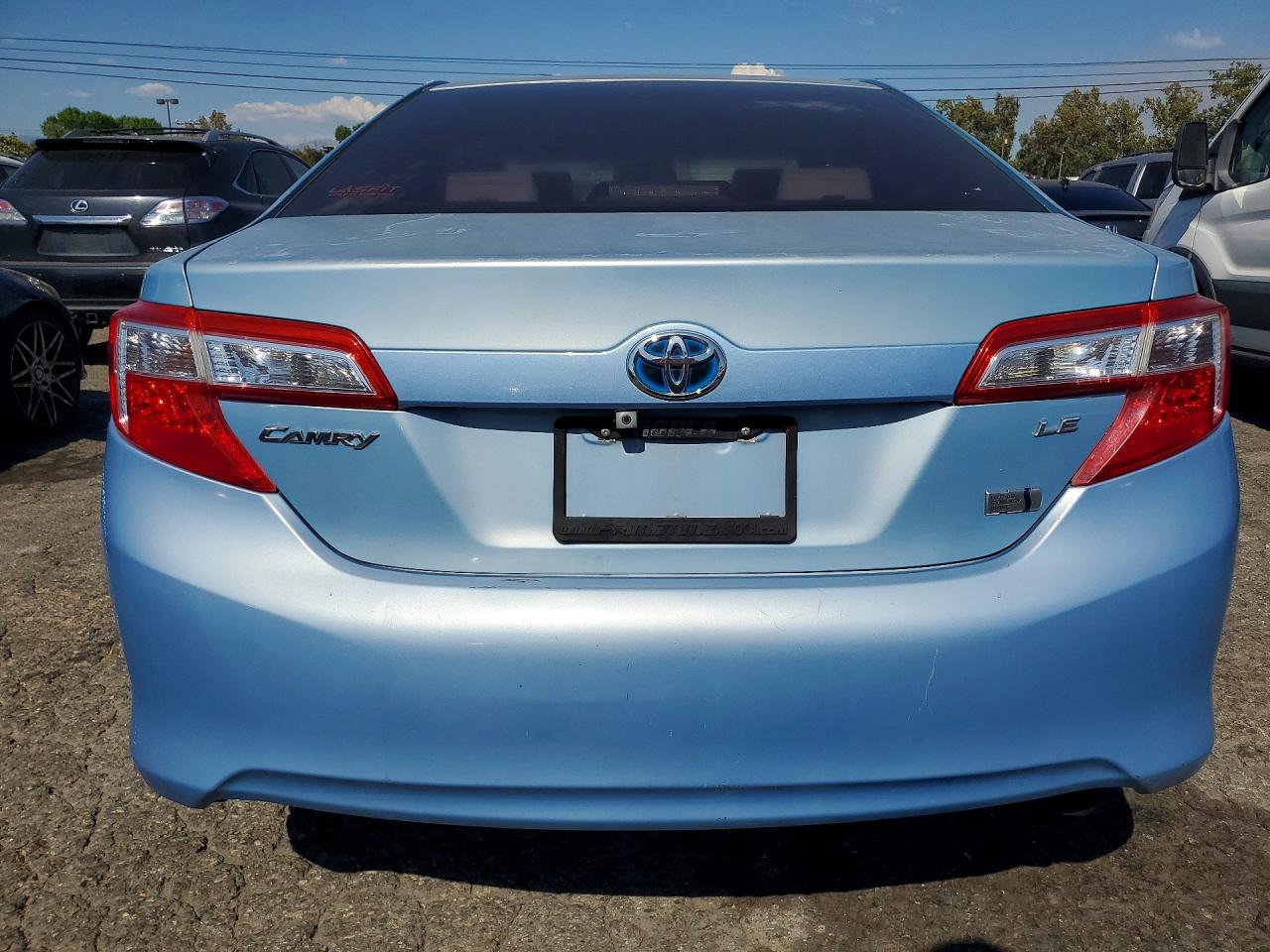 2012 Toyota Camry Hybrid Le Blue vin: 4T1BD1FK3CU036849