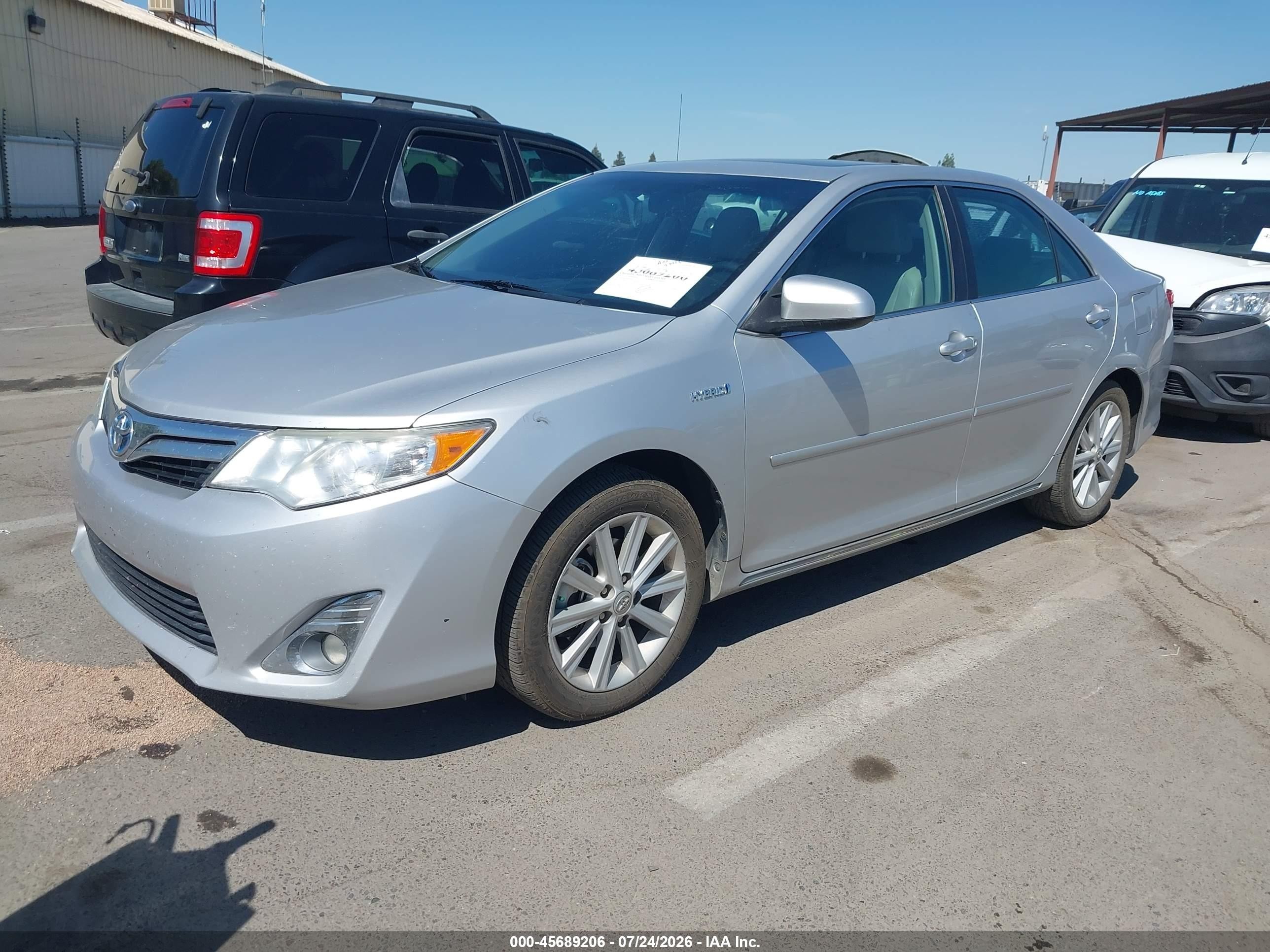 2012 Toyota Camry Hybrid Xle Silver vin: 4T1BD1FK3CU042313
