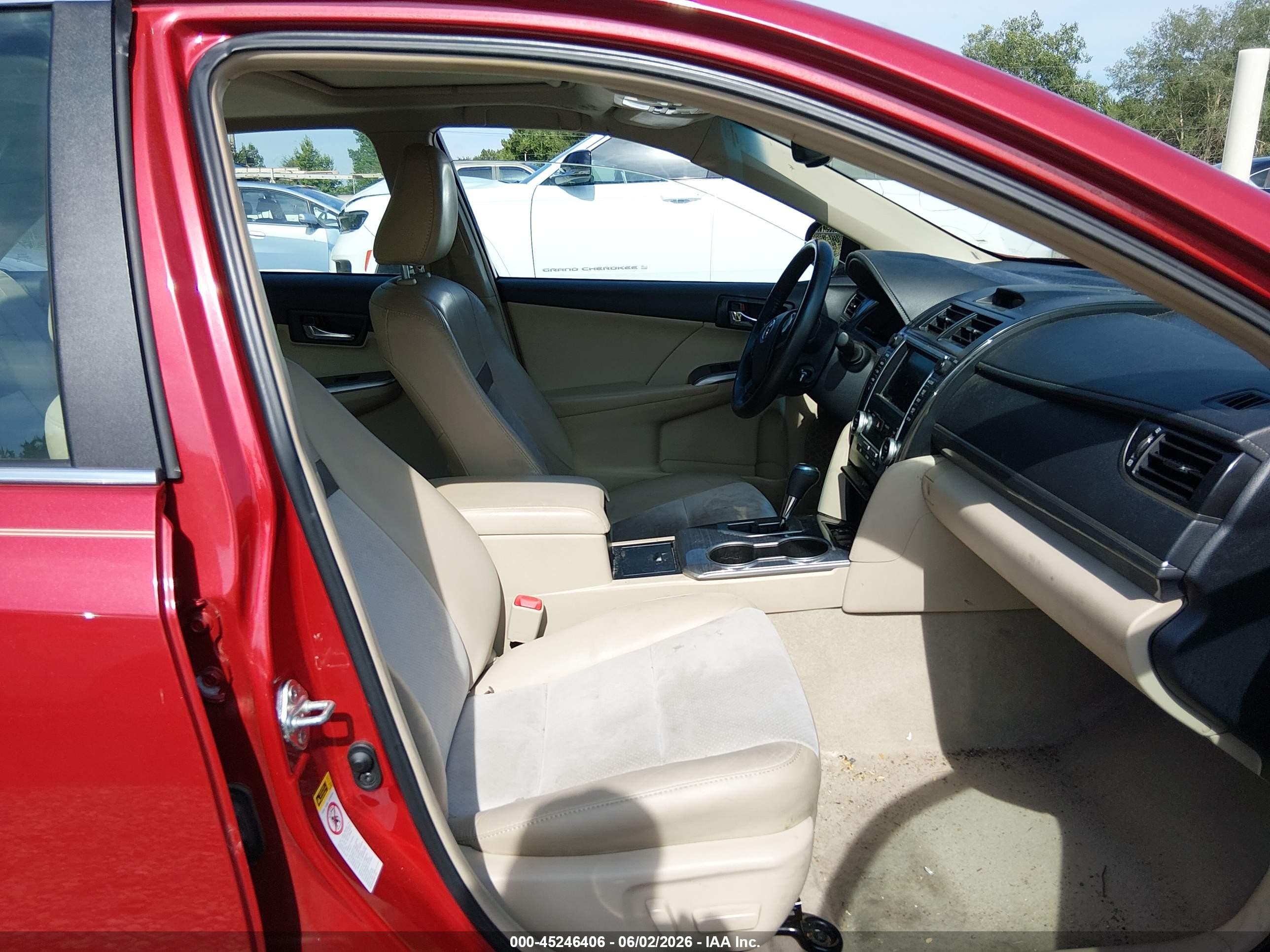 2012 Toyota Camry Hybrid Xle Red vin: 4T1BD1FK3CU043526