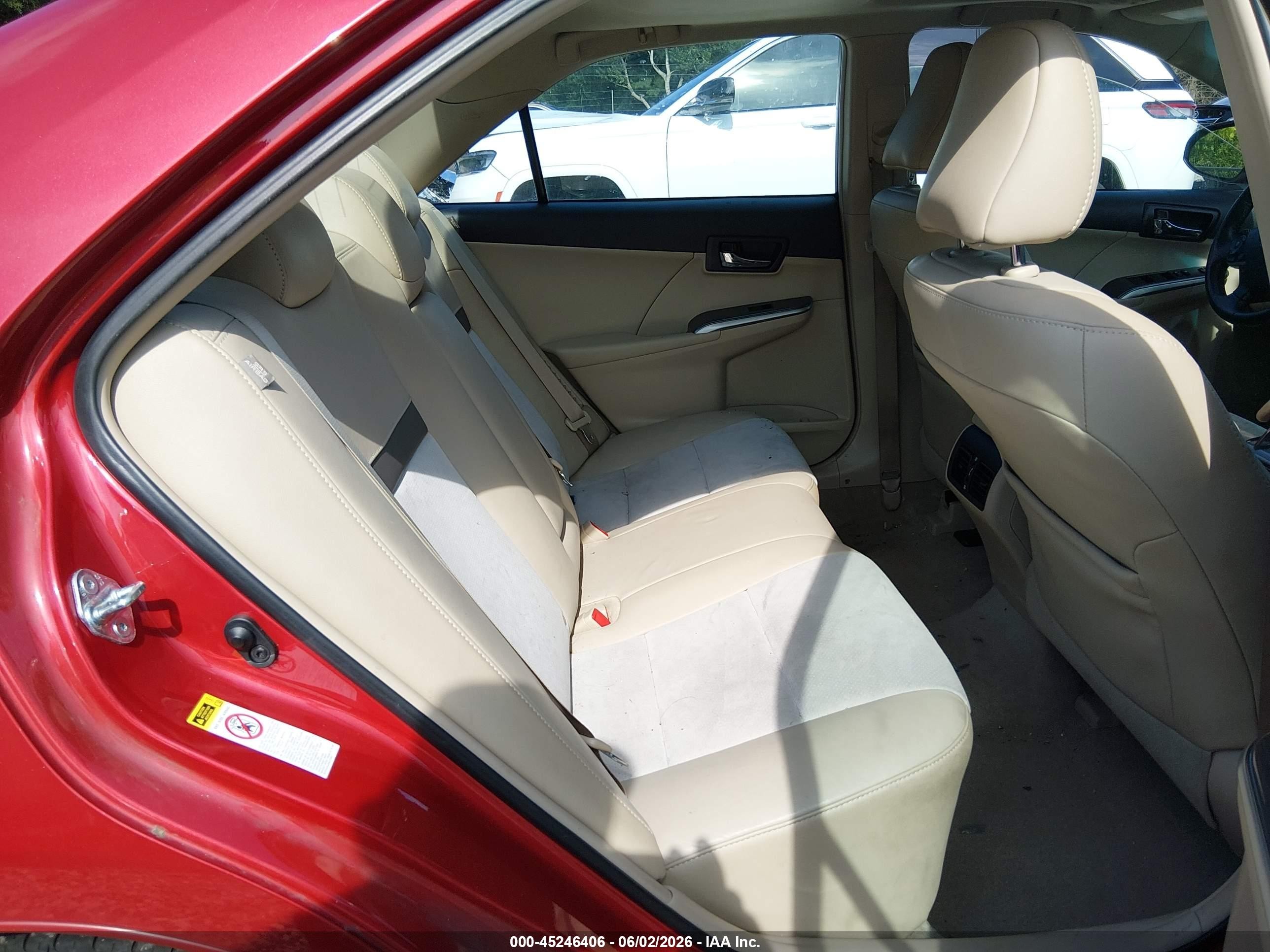 2012 Toyota Camry Hybrid Xle Red vin: 4T1BD1FK3CU043526