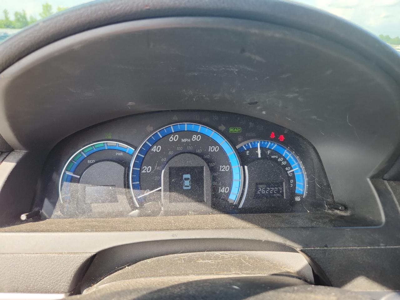 2012 Toyota Camry Hybrid Le Серебряный vin: 4T1BD1FK3CU045888
