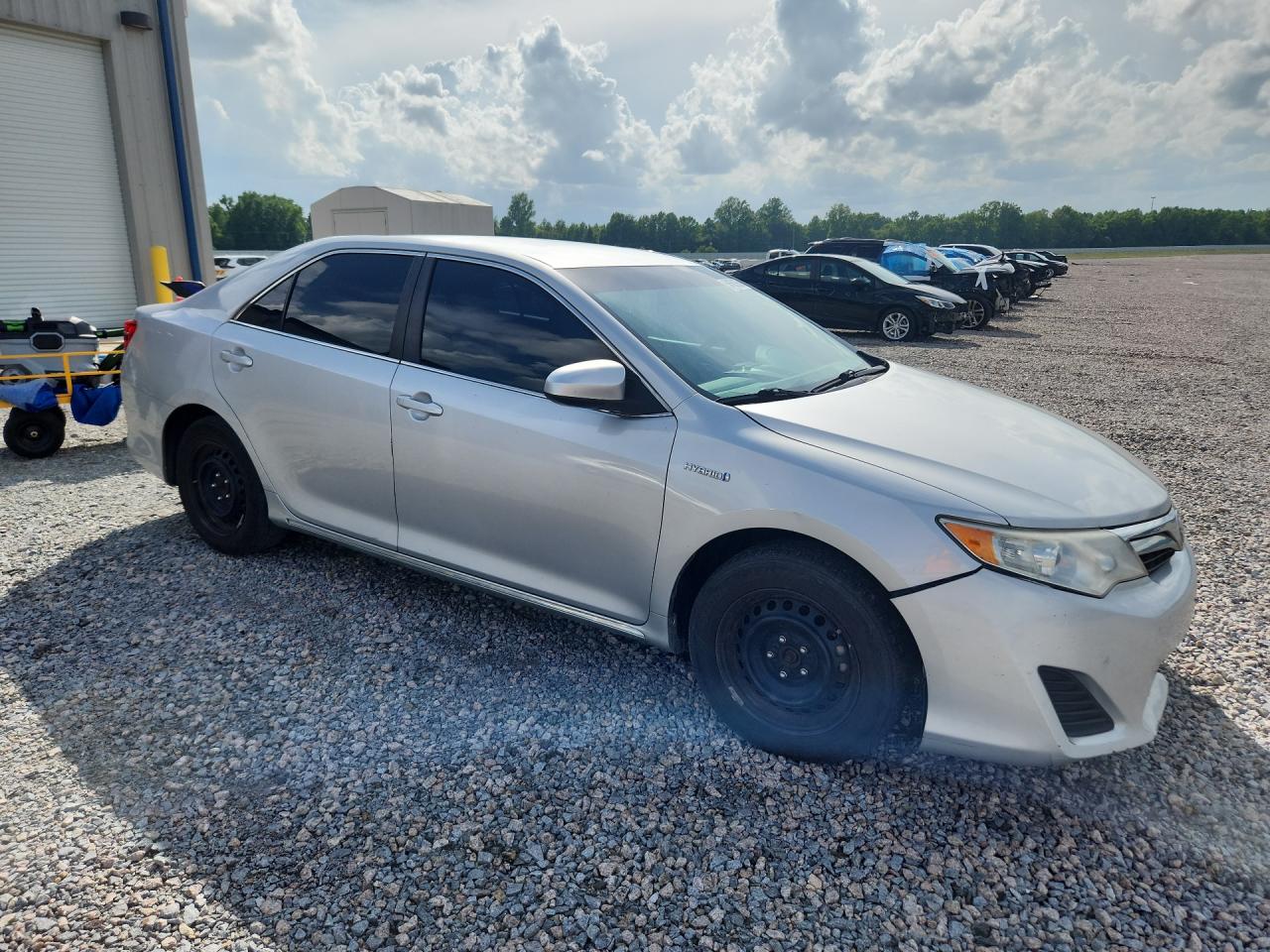 2012 Toyota Camry Hybrid Le Серебряный vin: 4T1BD1FK3CU045888