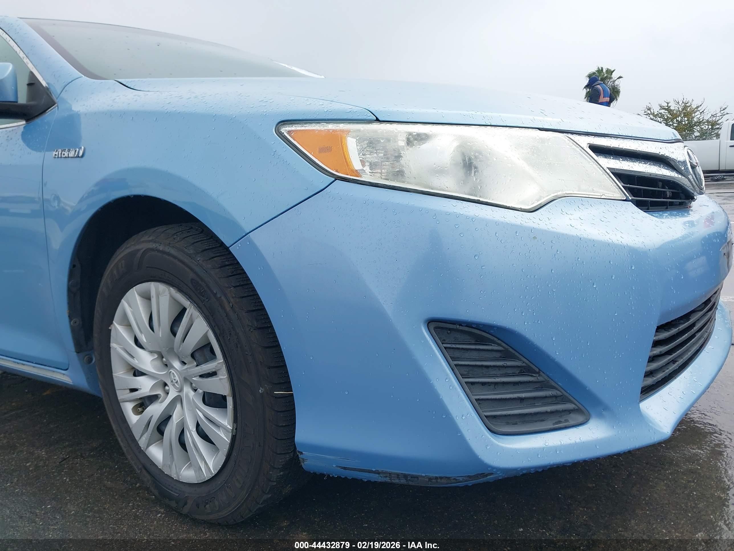 2012 Toyota Camry Hybrid Le Light Blue vin: 4T1BD1FK3CU049052