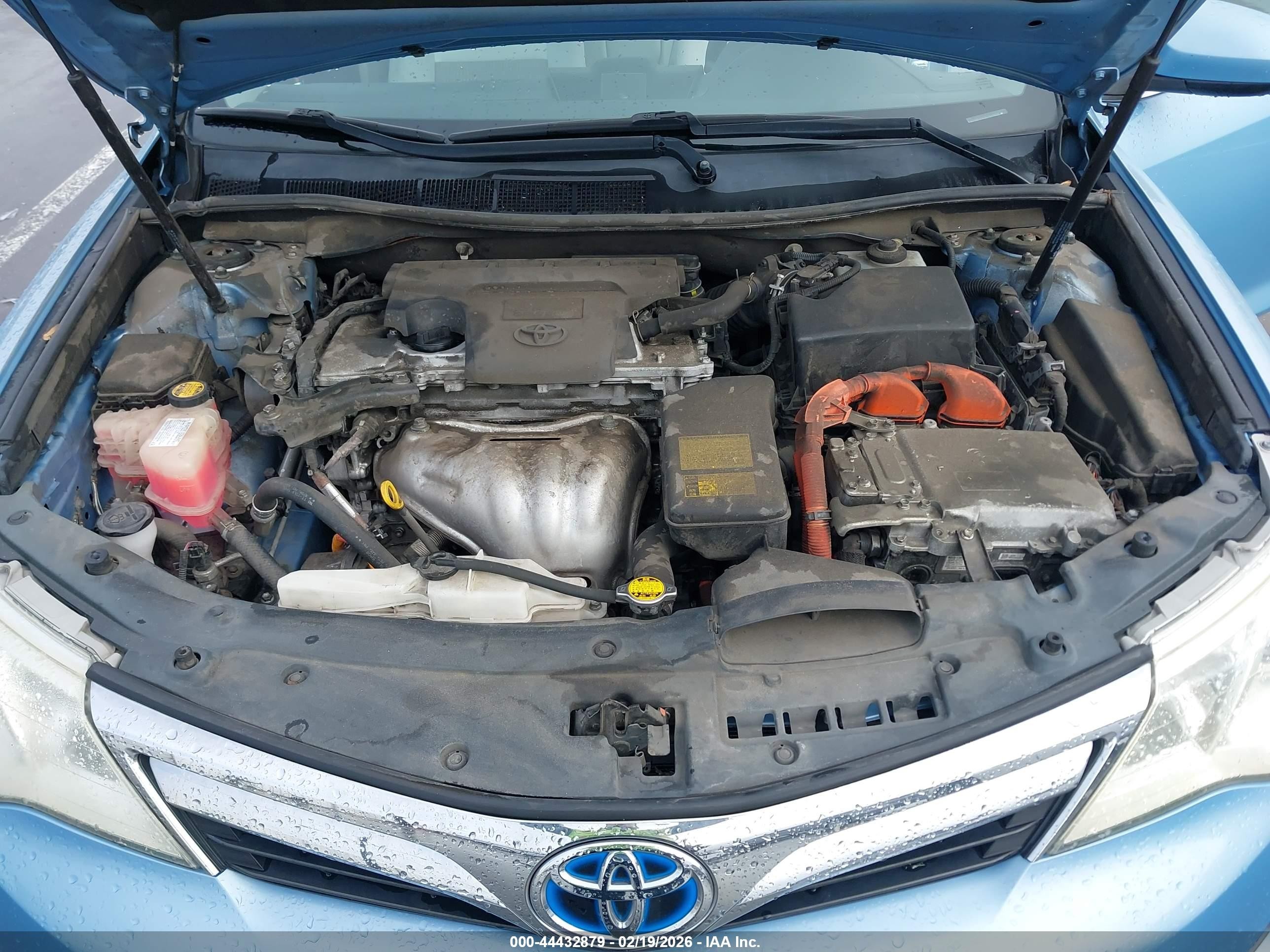 2012 Toyota Camry Hybrid Le Light Blue vin: 4T1BD1FK3CU049052
