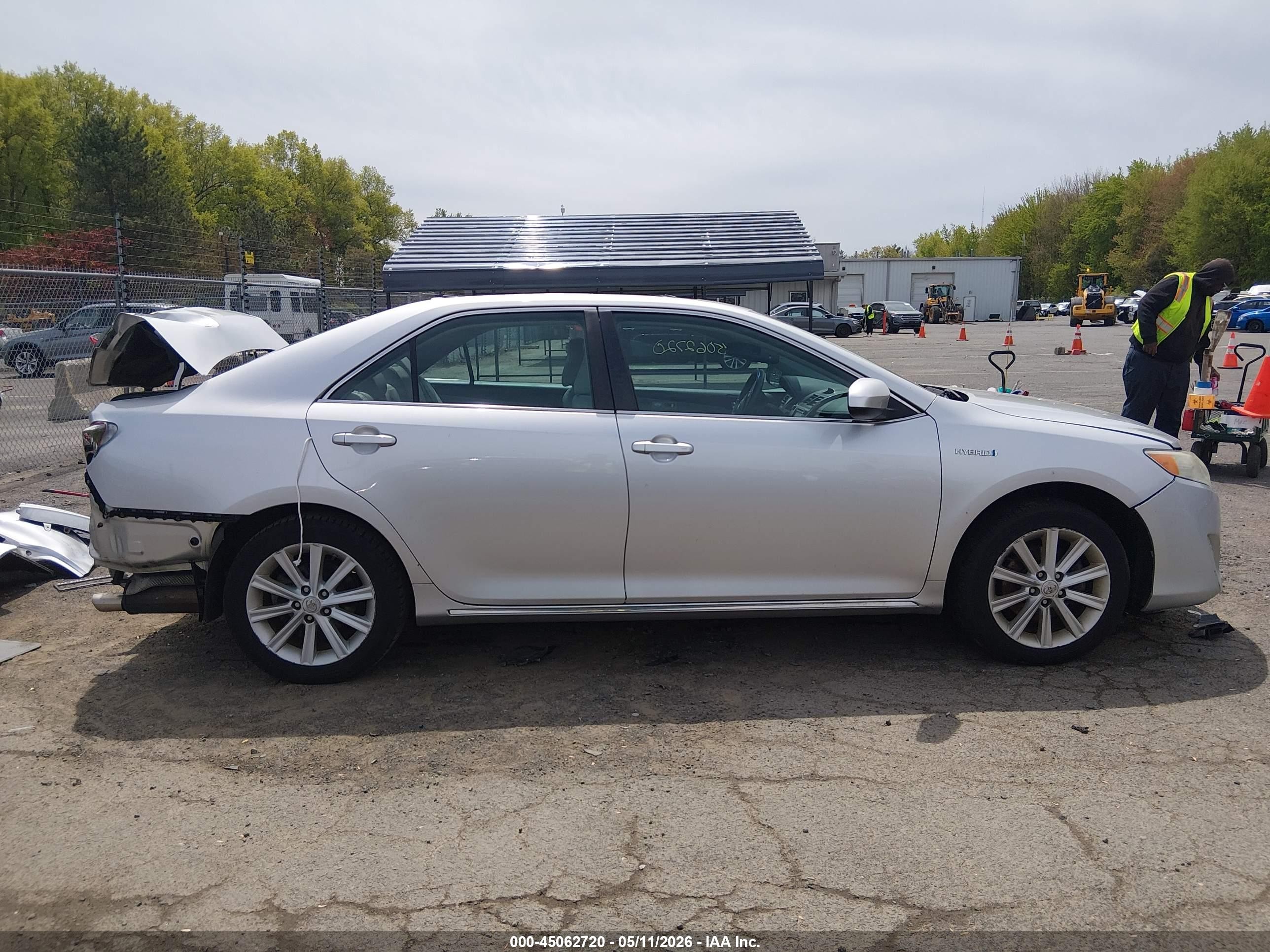 2012 Toyota Camry Hybrid Xle Серебряный vin: 4T1BD1FK3CU050251