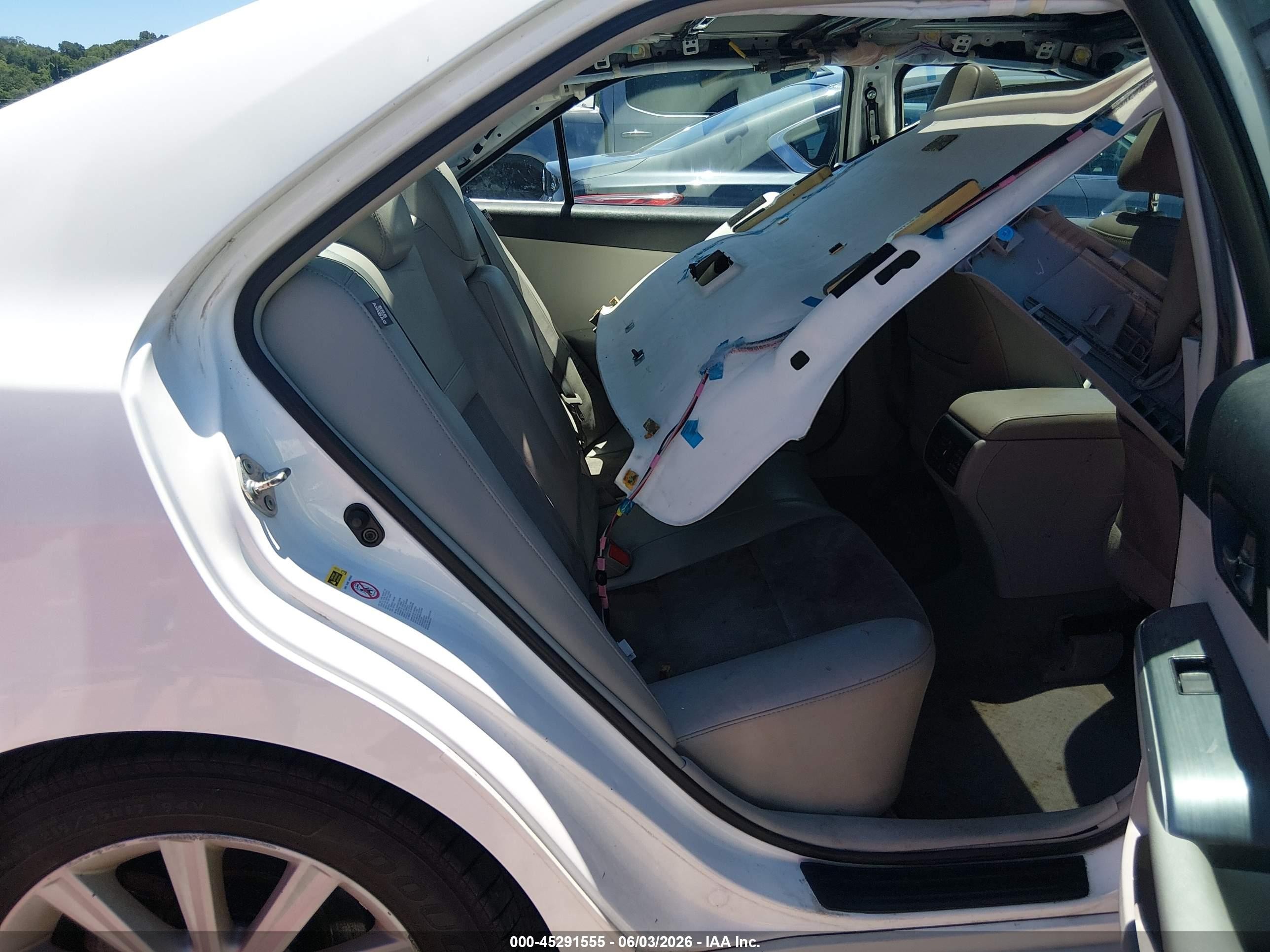 2012 Toyota Camry Hybrid Xle White vin: 4T1BD1FK3CU053201