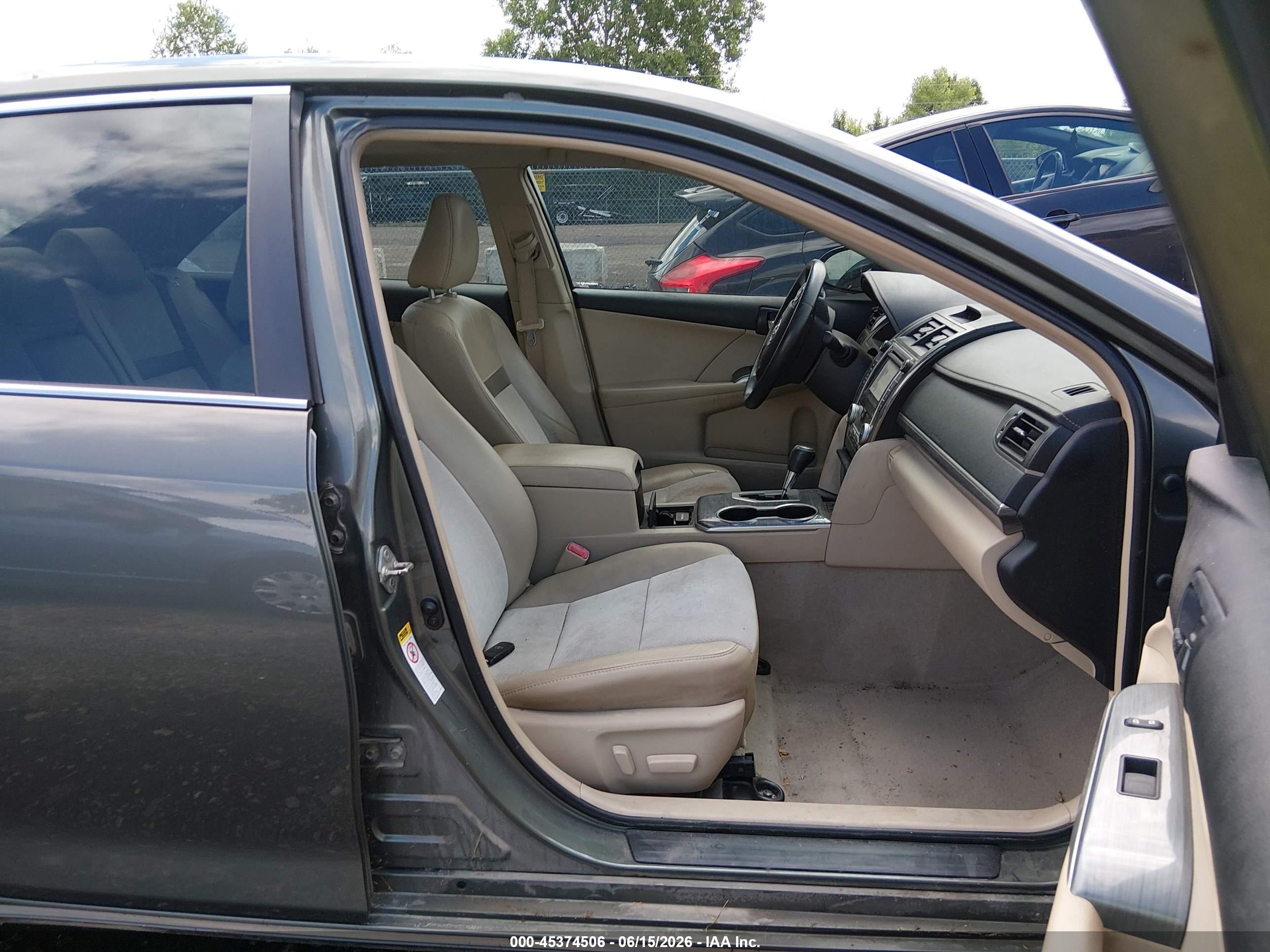 2012 Toyota Camry Hybrid Xle Gray vin: 4T1BD1FK3CU056194