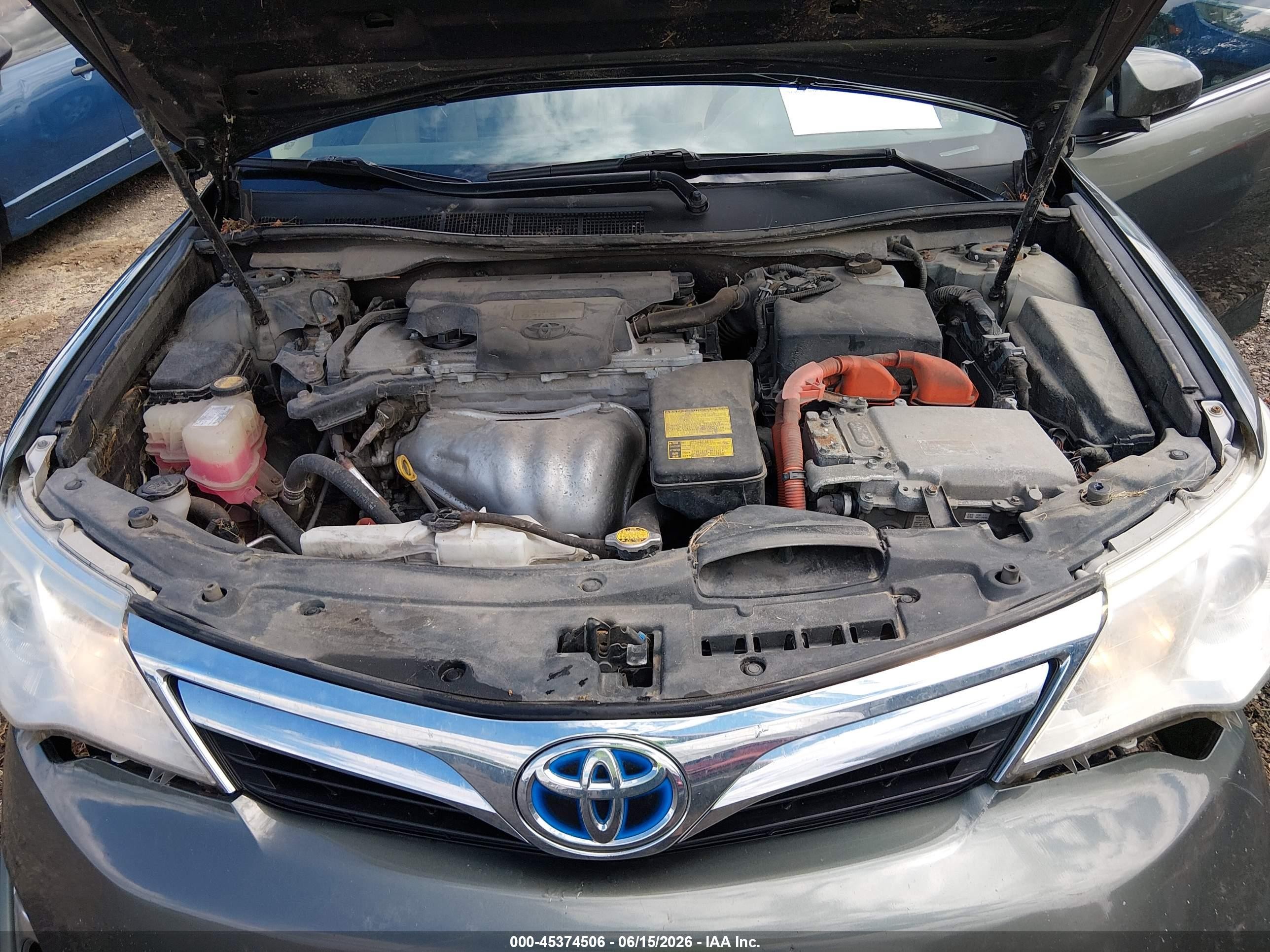 2012 Toyota Camry Hybrid Xle Gray vin: 4T1BD1FK3CU056194