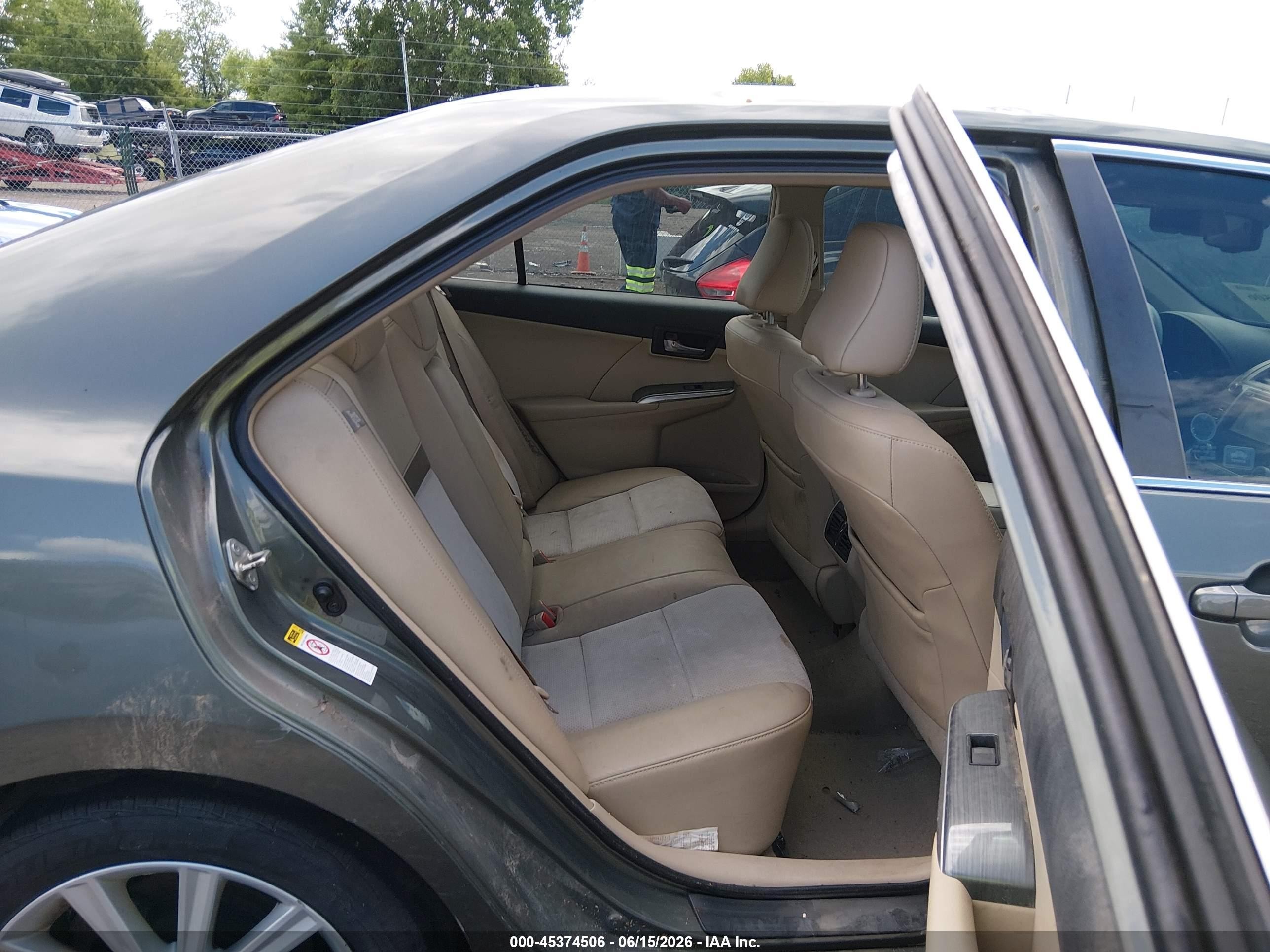 2012 Toyota Camry Hybrid Xle Gray vin: 4T1BD1FK3CU056194