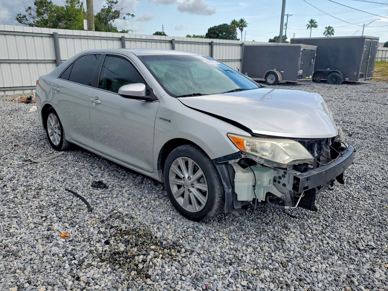 2012 Toyota Camry Hybrid Xle Silver vin: 4T1BD1FK3CU057118