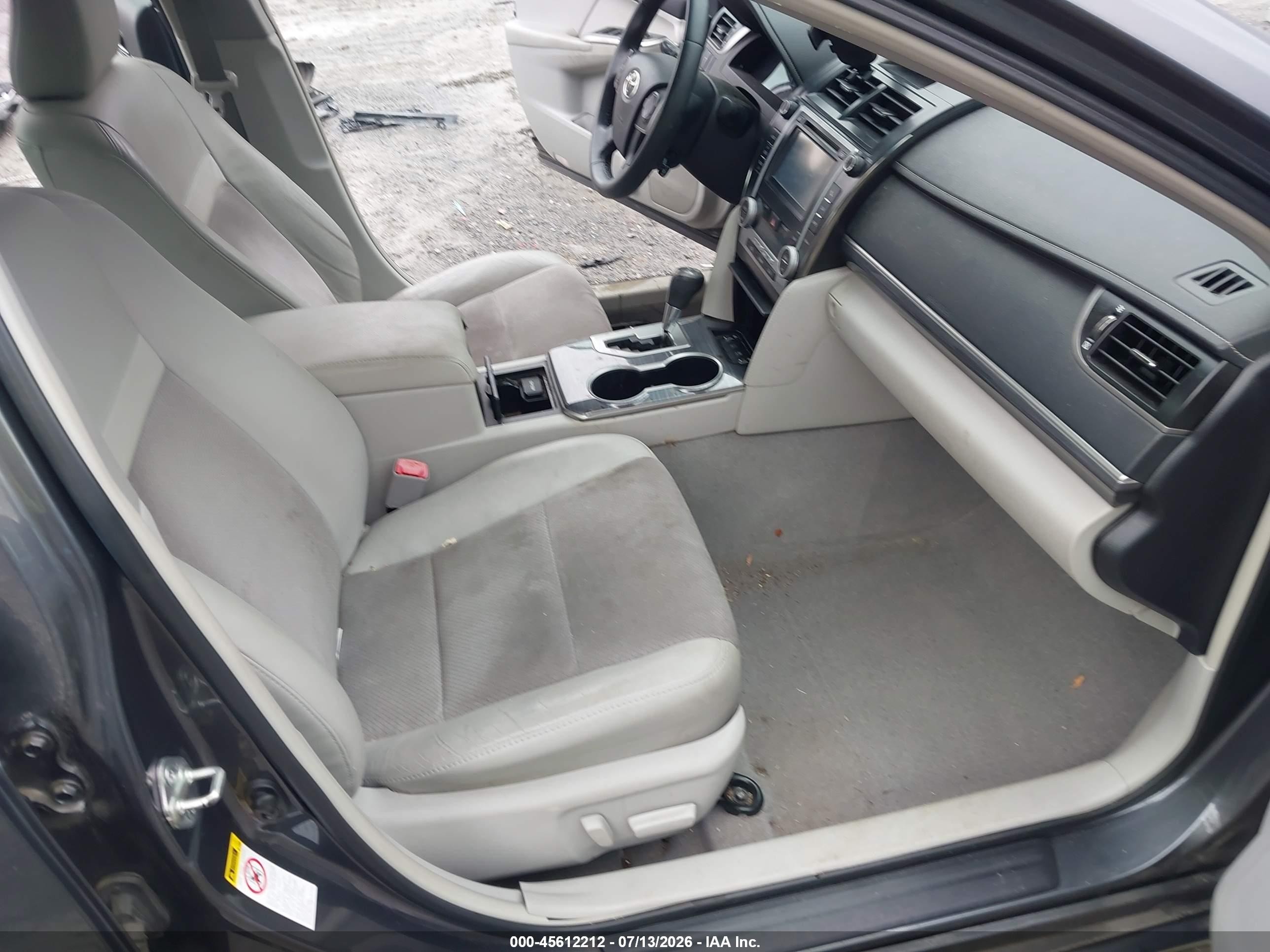 2012 Toyota Camry Hybrid Xle Gray vin: 4T1BD1FK3CU058821