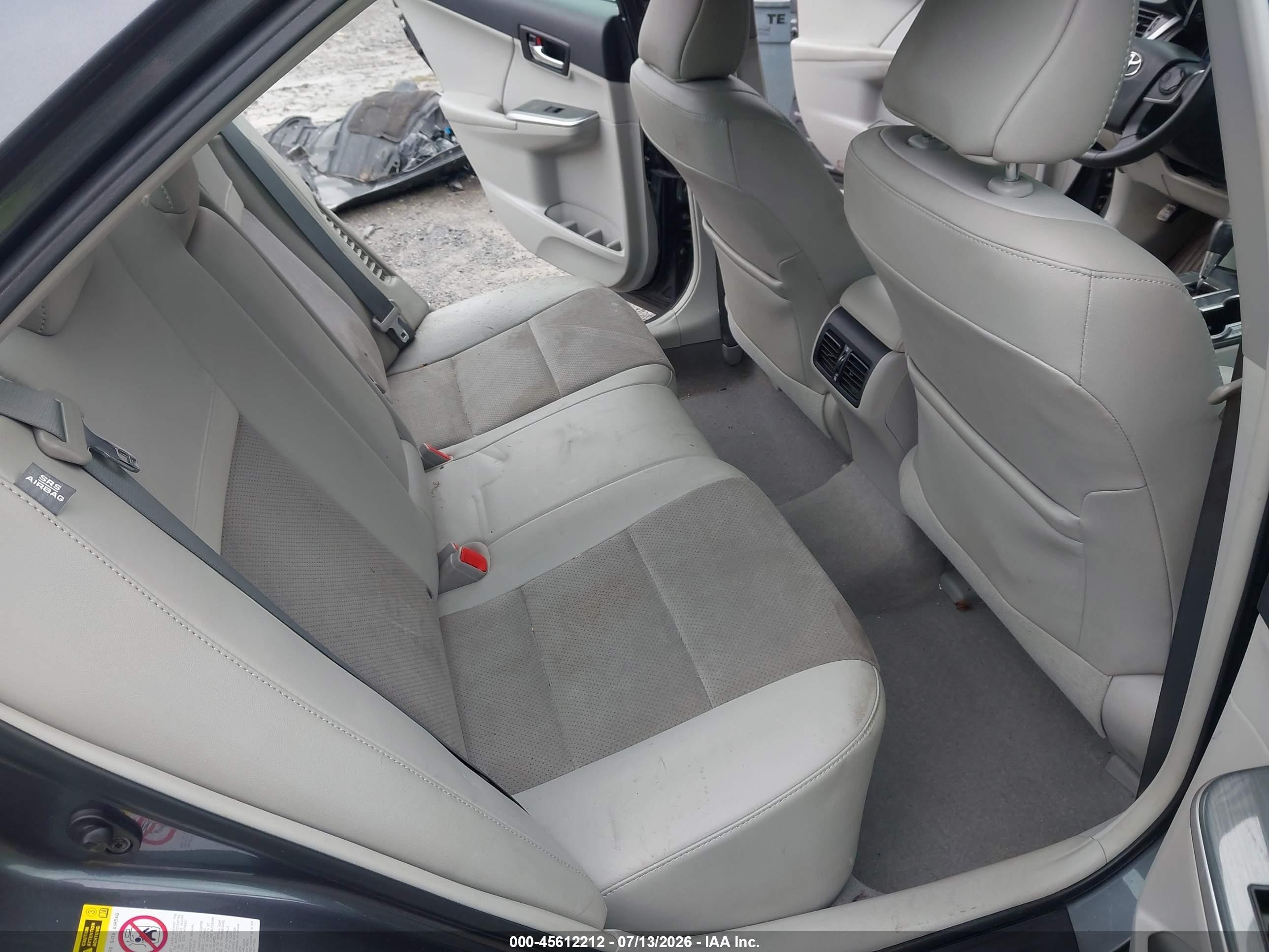 2012 Toyota Camry Hybrid Xle Gray vin: 4T1BD1FK3CU058821