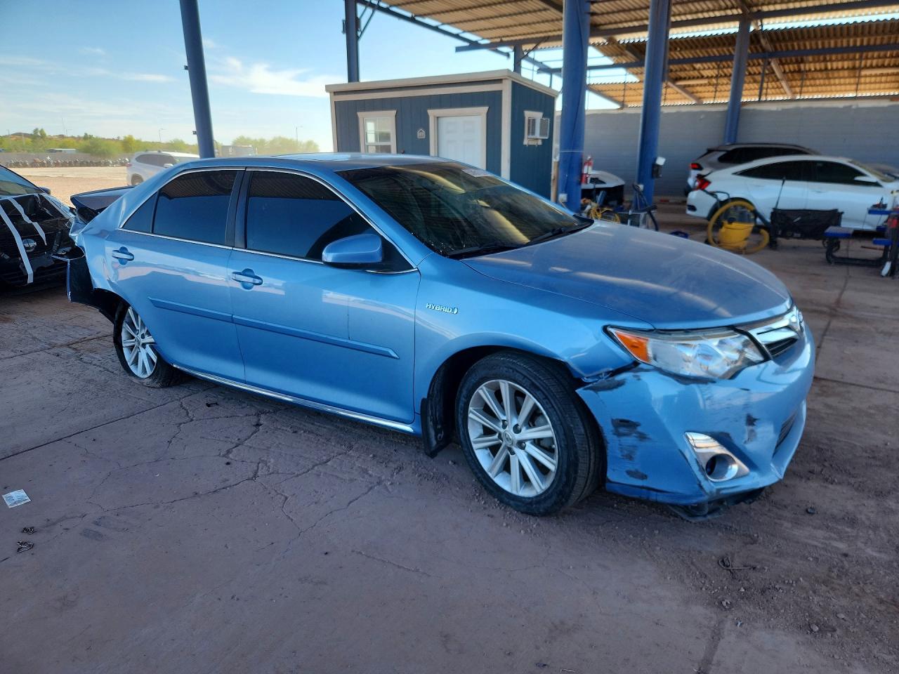 2012 Toyota Camry Hybrid Xle Blue vin: 4T1BD1FK3CU059712