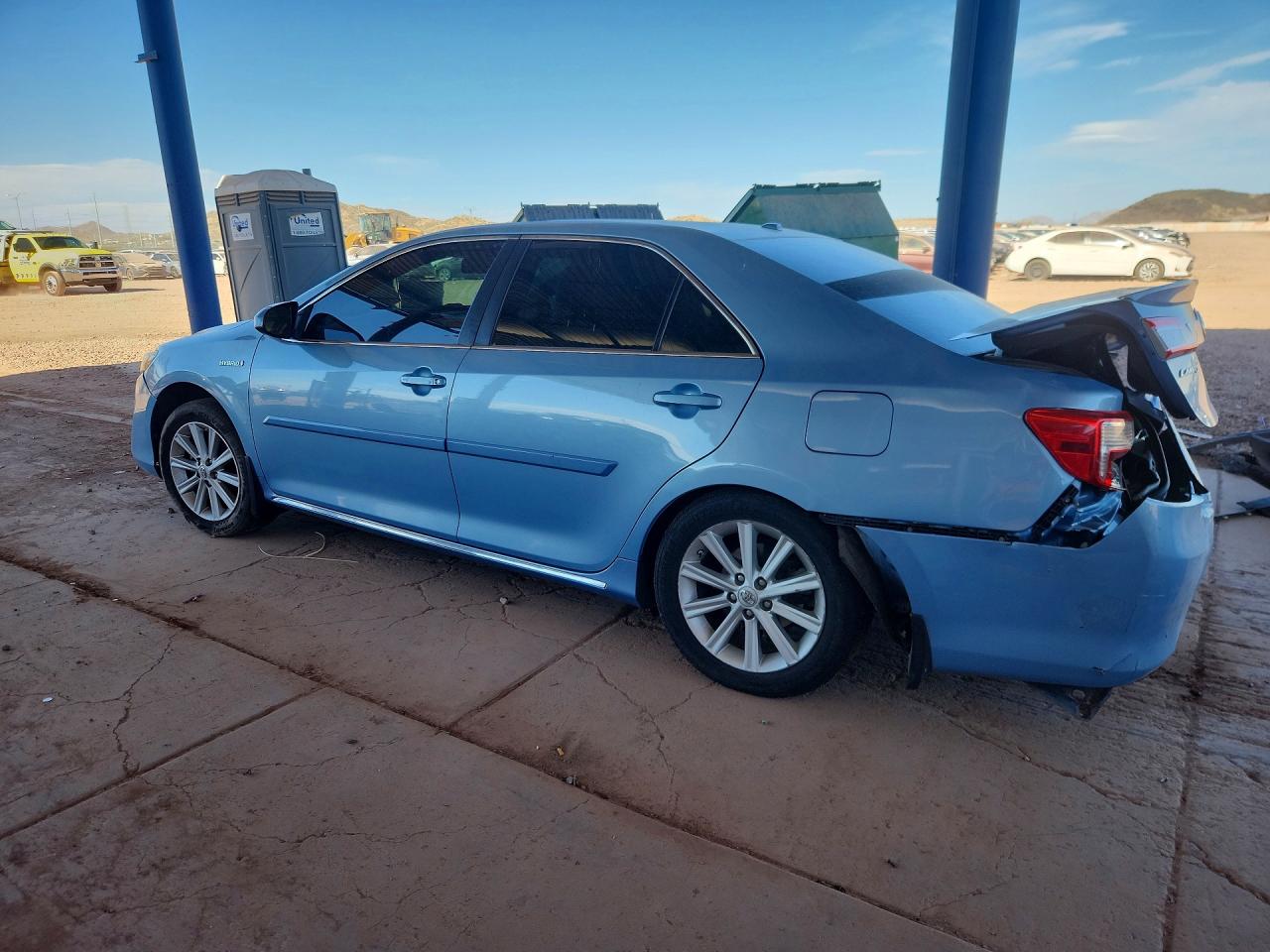 2012 Toyota Camry Hybrid Xle Blue vin: 4T1BD1FK3CU059712