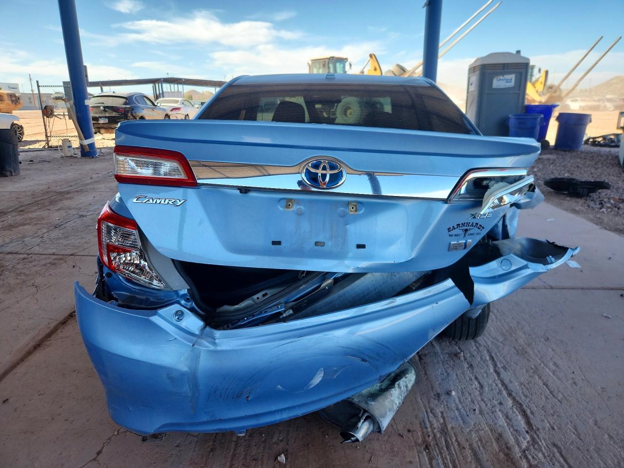 2012 Toyota Camry Hybrid Xle Blue vin: 4T1BD1FK3CU059712