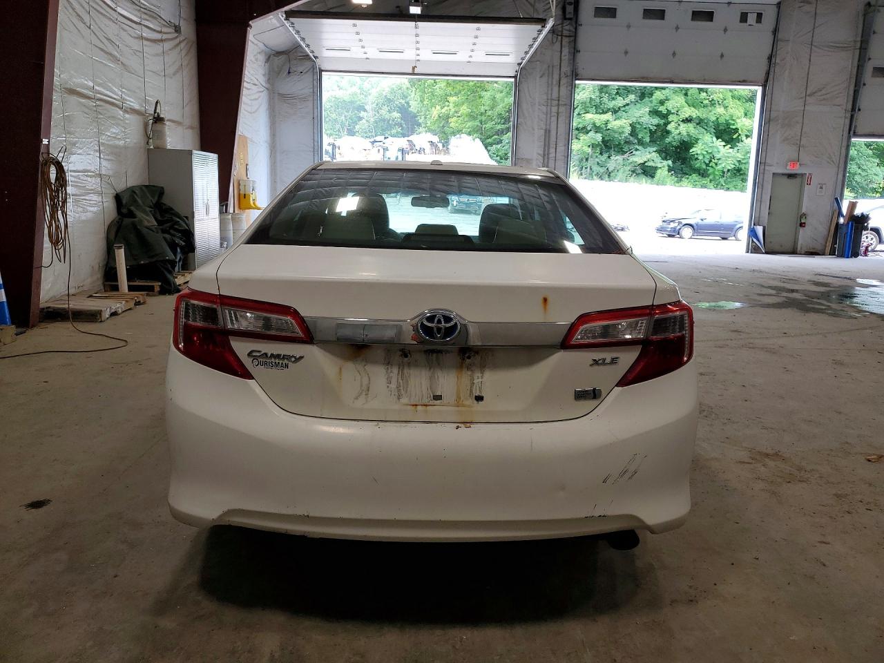 2012 Toyota Camry Hybrid Xle White vin: 4T1BD1FK3CU059970